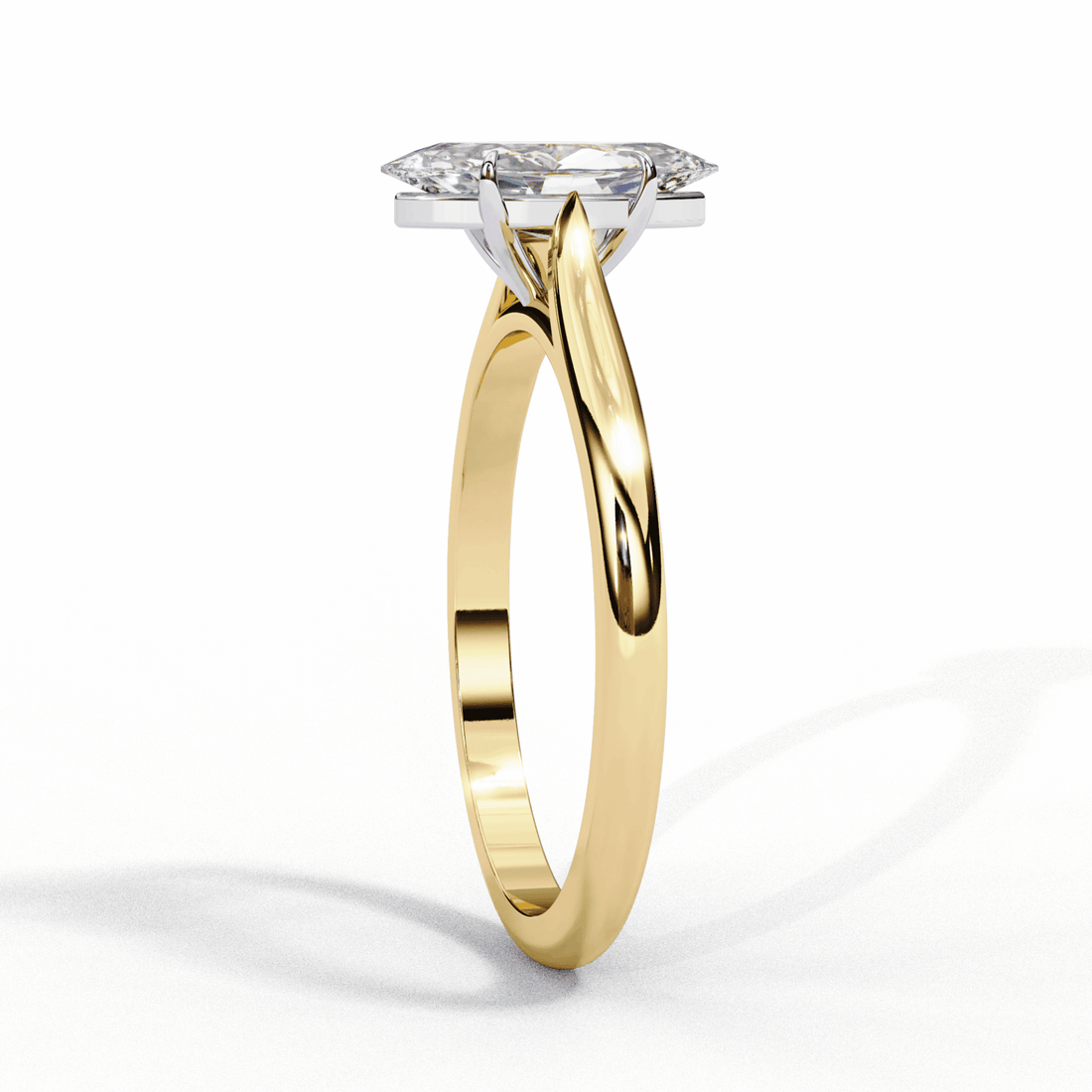 0.75 Carat Marquise Classic Solitaire Ring in Moissanite | House of Estara