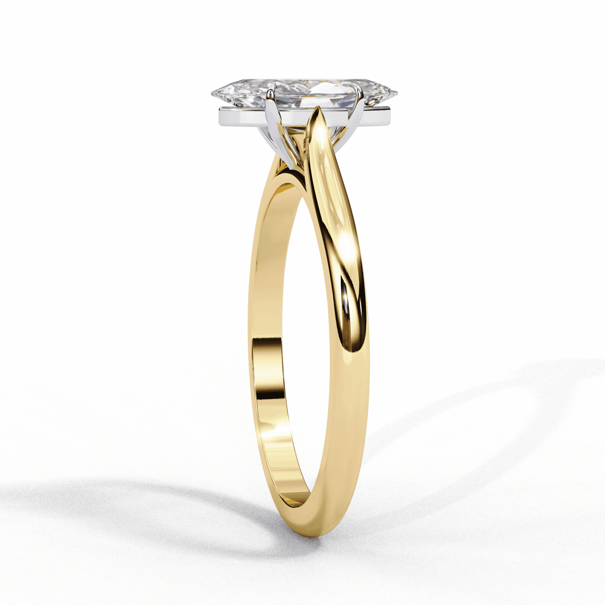 0.75 Carat Marquise Classic Solitaire Ring in Moissanite | House of Estara