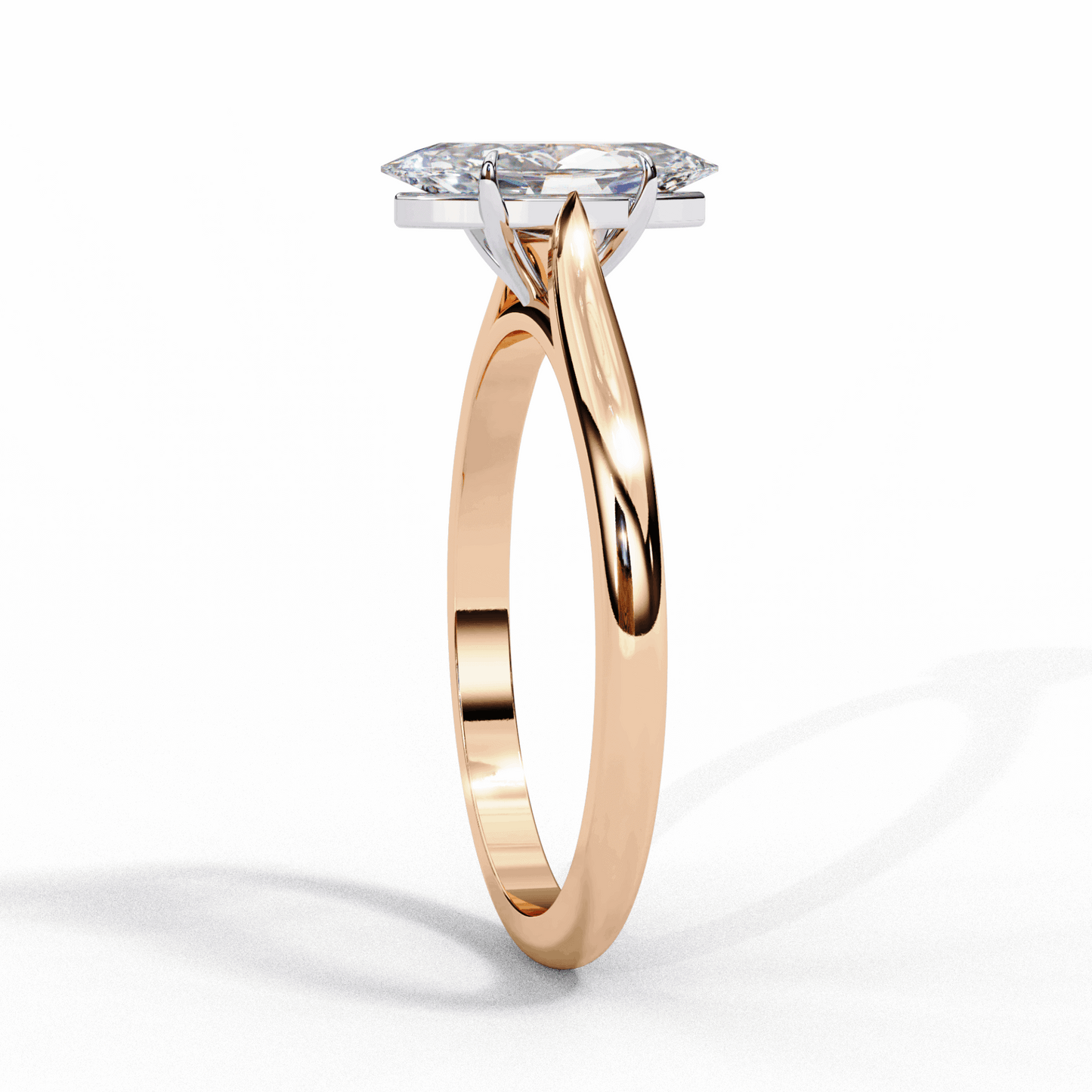 0.75 Carat Marquise Classic Solitaire Ring in Moissanite | House of Estara