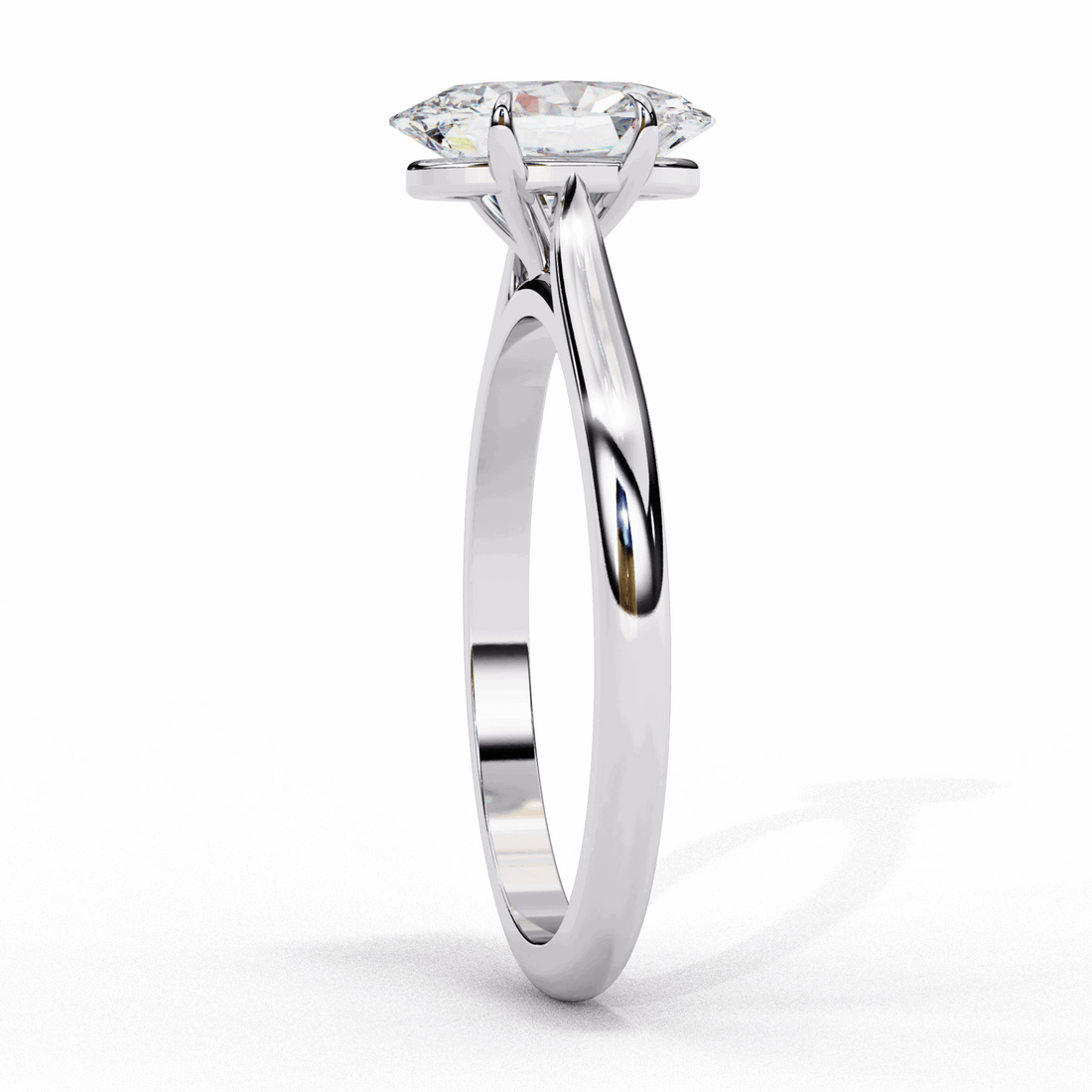 1.25 Carat Oval Classic Solitaire Ring in Moissanite | House of Estara