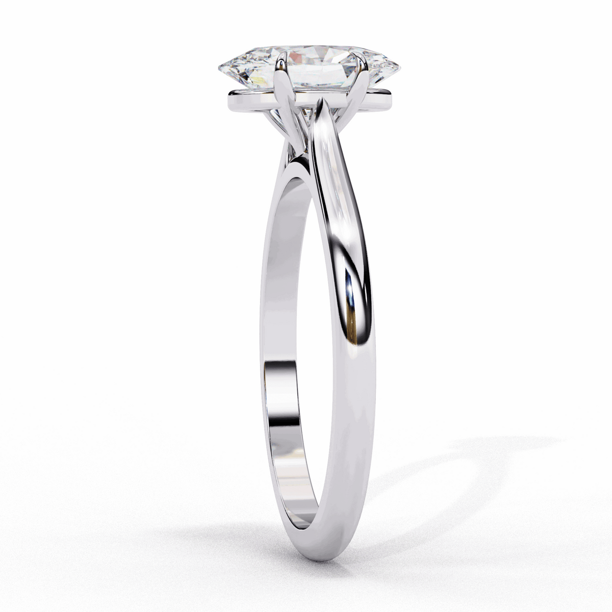 1.25 Carat Oval Classic Solitaire Ring in Moissanite | House of Estara