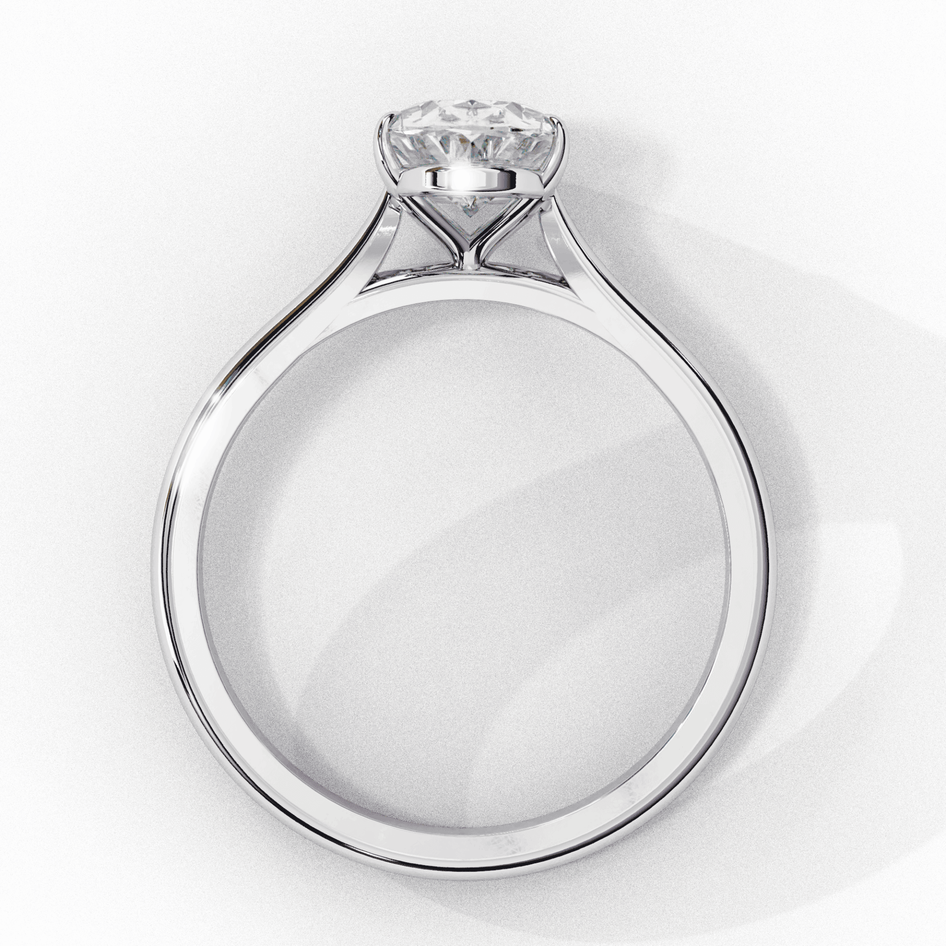 1.25 Carat Oval Classic Solitaire Ring in Moissanite | House of Estara