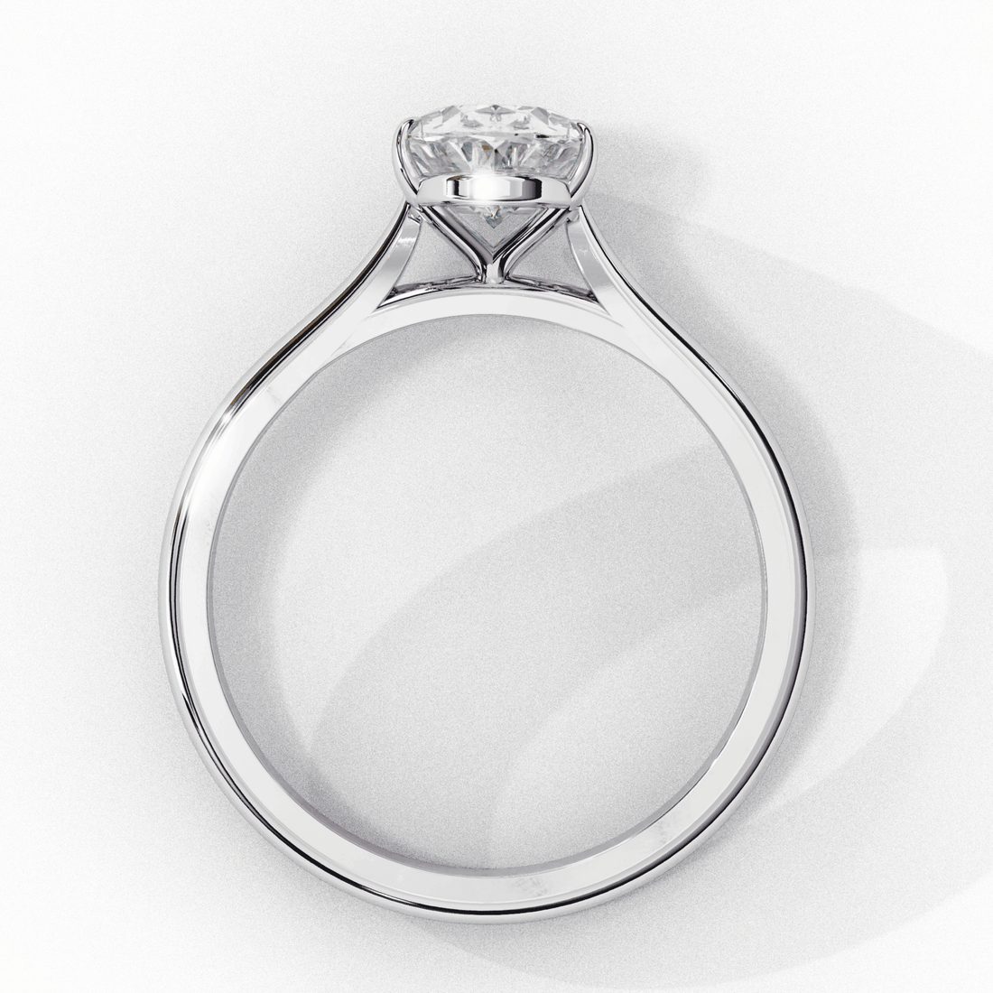 1.25 Carat Oval Classic Solitaire Ring in Moissanite | House of Estara