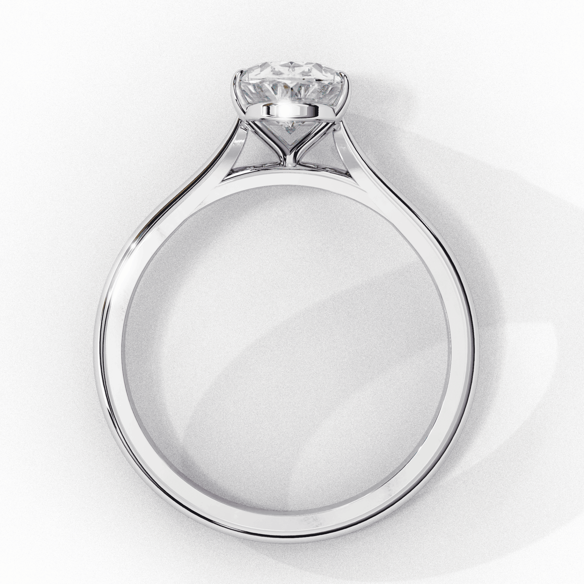 1.25 Carat Oval Classic Solitaire Ring in Moissanite | House of Estara