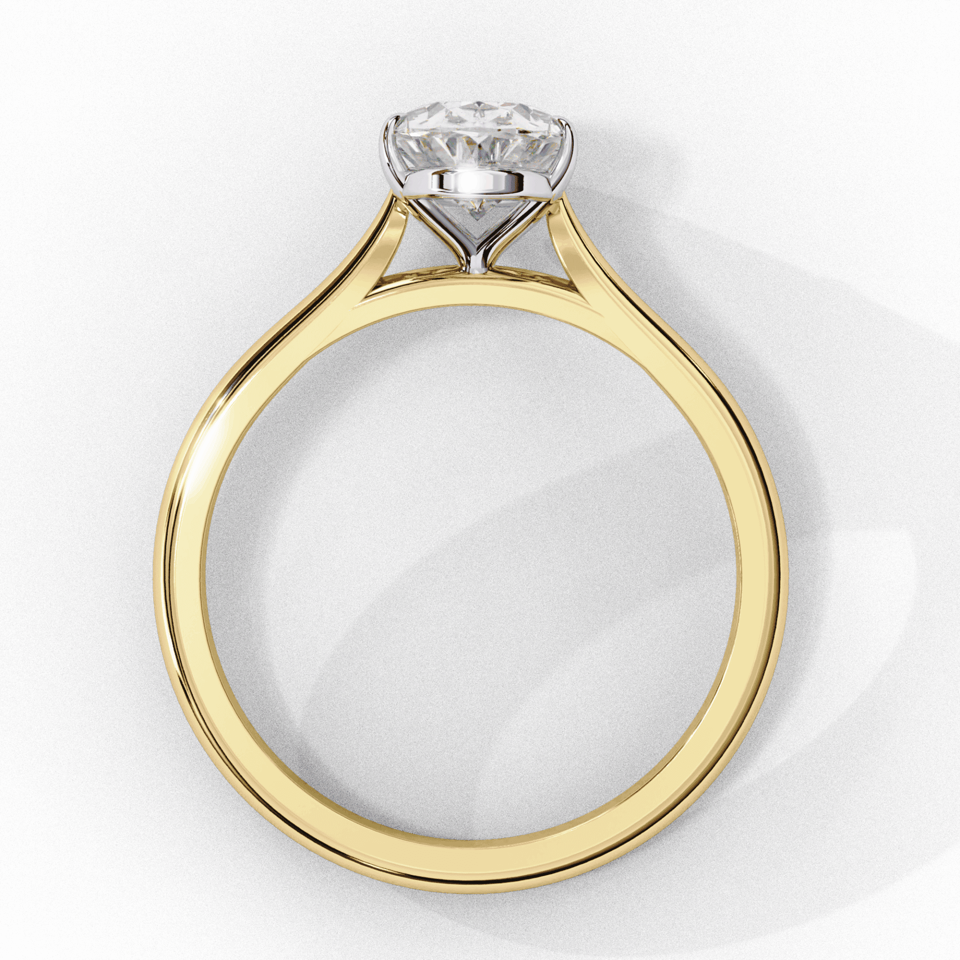 1.25 Carat Oval Classic Solitaire Ring in Moissanite | House of Estara