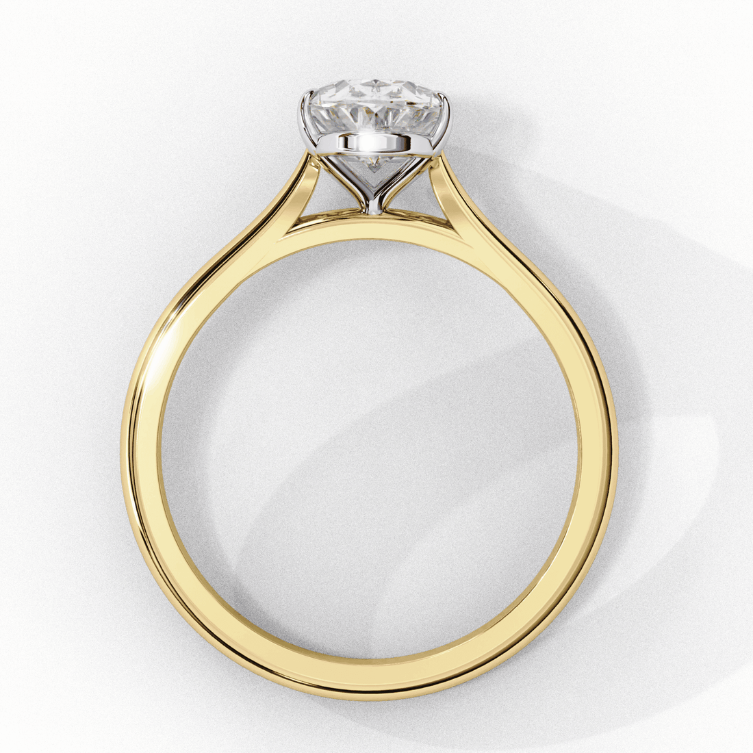 1.25 Carat Oval Classic Solitaire Ring in Moissanite | House of Estara
