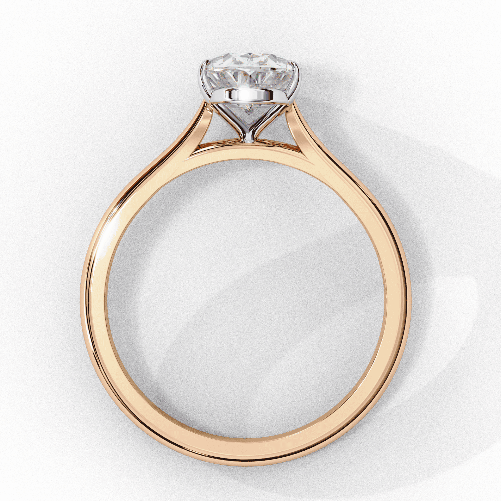 1.25 Carat Oval Classic Solitaire Ring in Moissanite | House of Estara