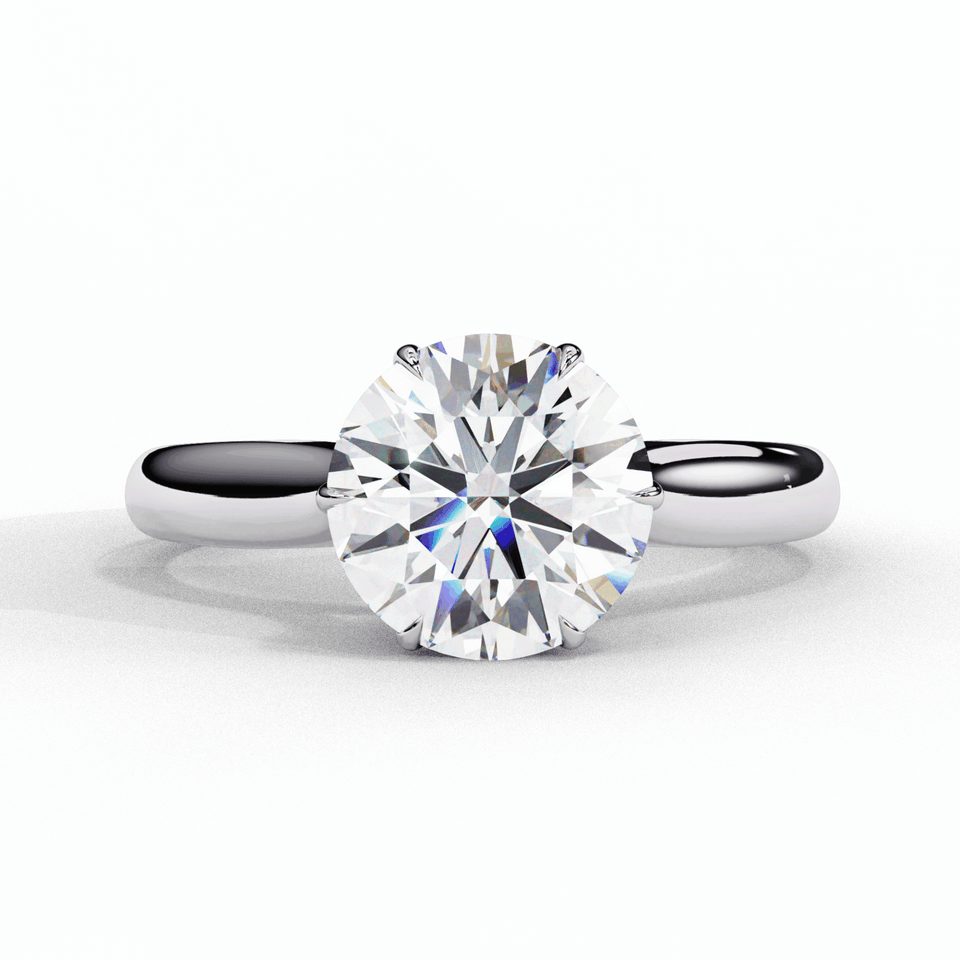 Cathedral Solitaire Engagement Ring, Design Your Own