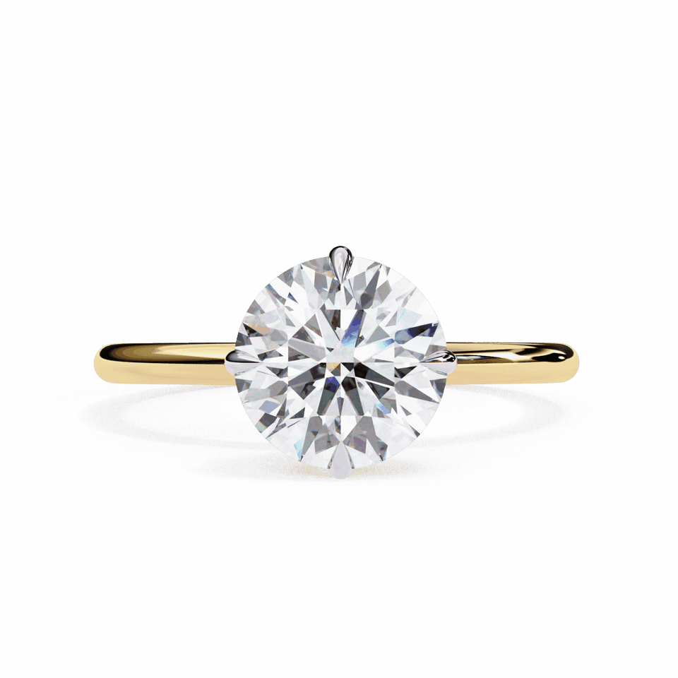 Round Classic Bond Engagement Ring