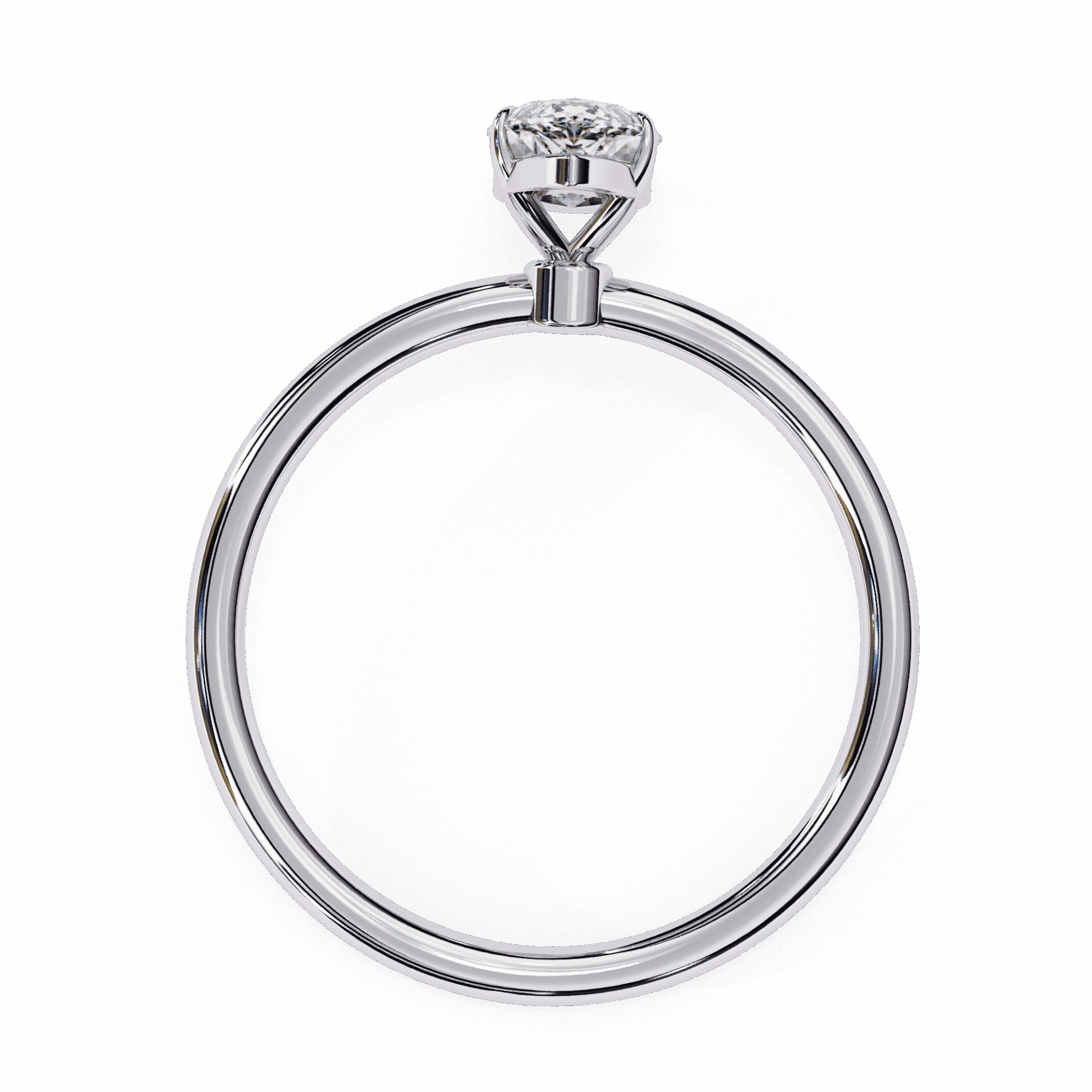 0.75 Carat Marquise The Classic Bond Solitaire Ring in Moissanite | House of Estara