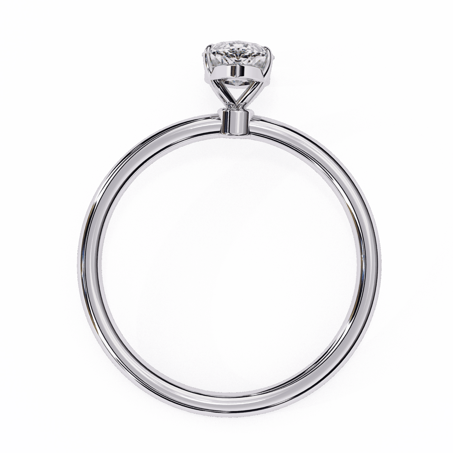 0.75 Carat Marquise The Classic Bond Solitaire Ring in Moissanite | House of Estara