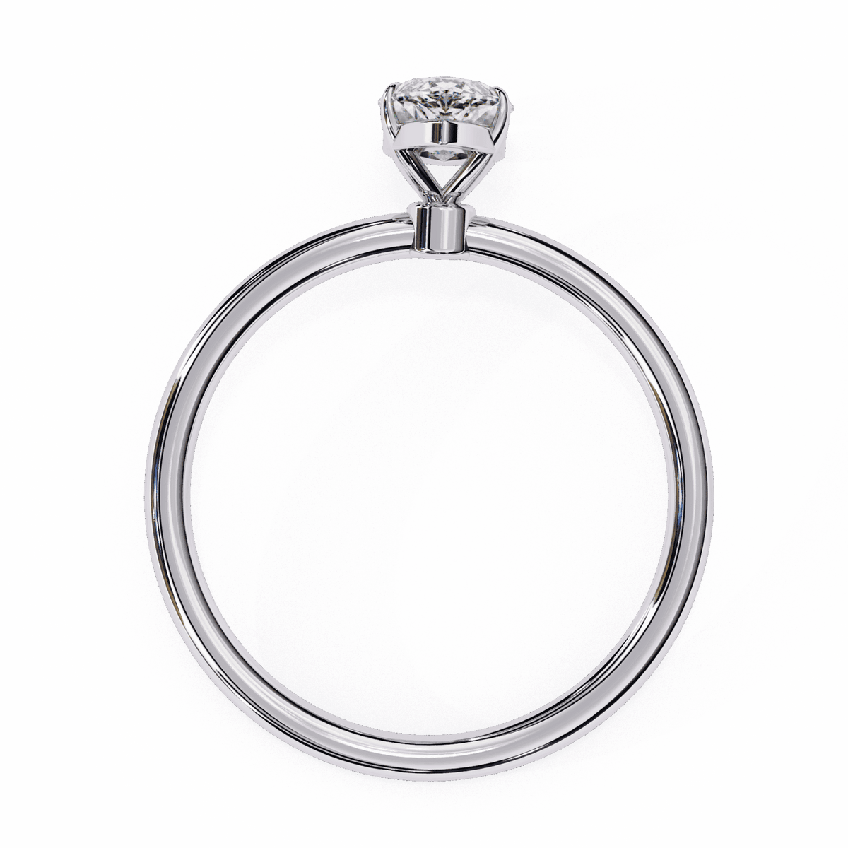 0.75 Carat Marquise The Classic Bond Solitaire Ring in Moissanite | House of Estara