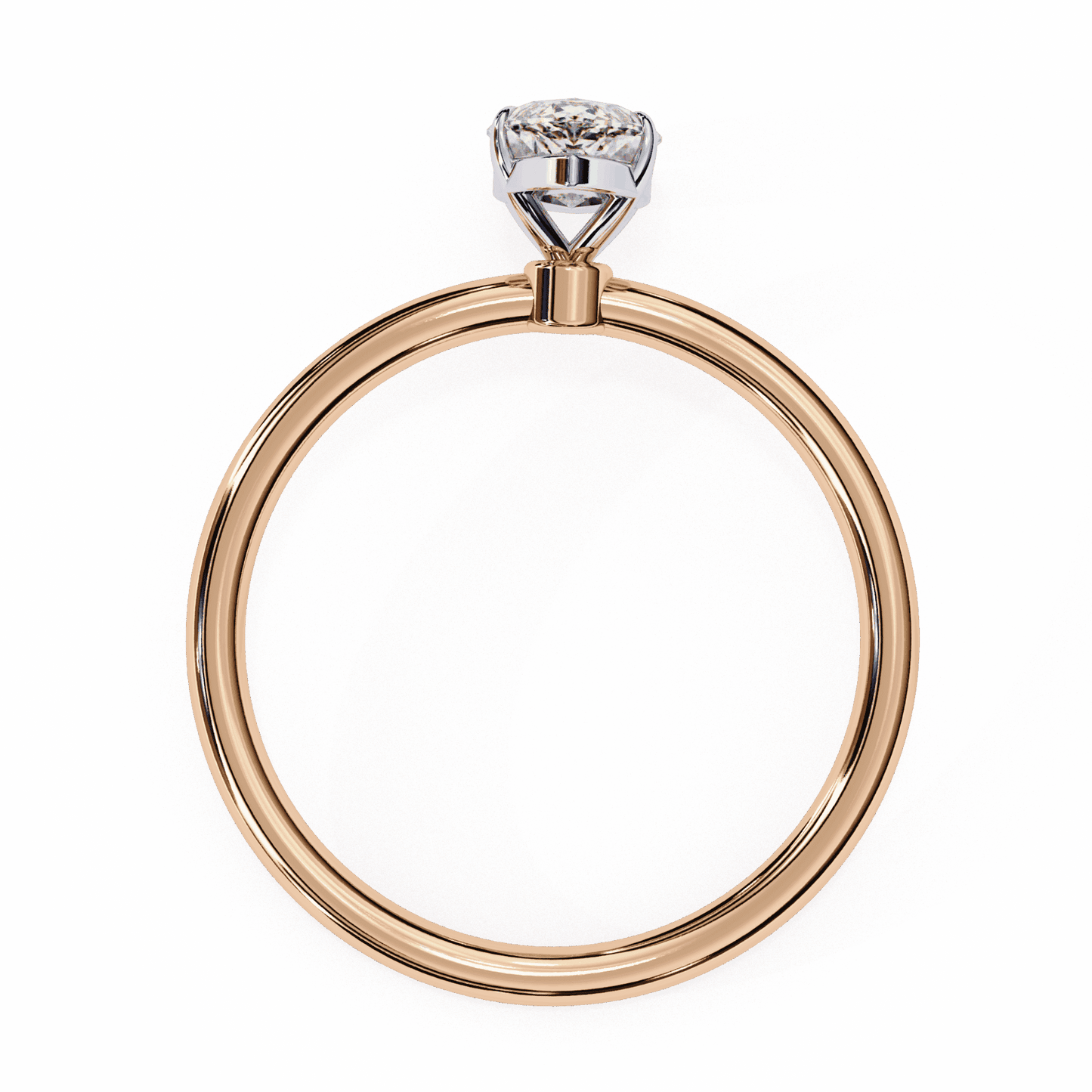 0.75 Carat Marquise The Classic Bond Solitaire Ring in Moissanite | House of Estara