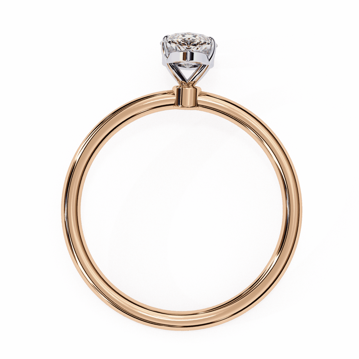 0.75 Carat Marquise The Classic Bond Solitaire Ring in Moissanite | House of Estara