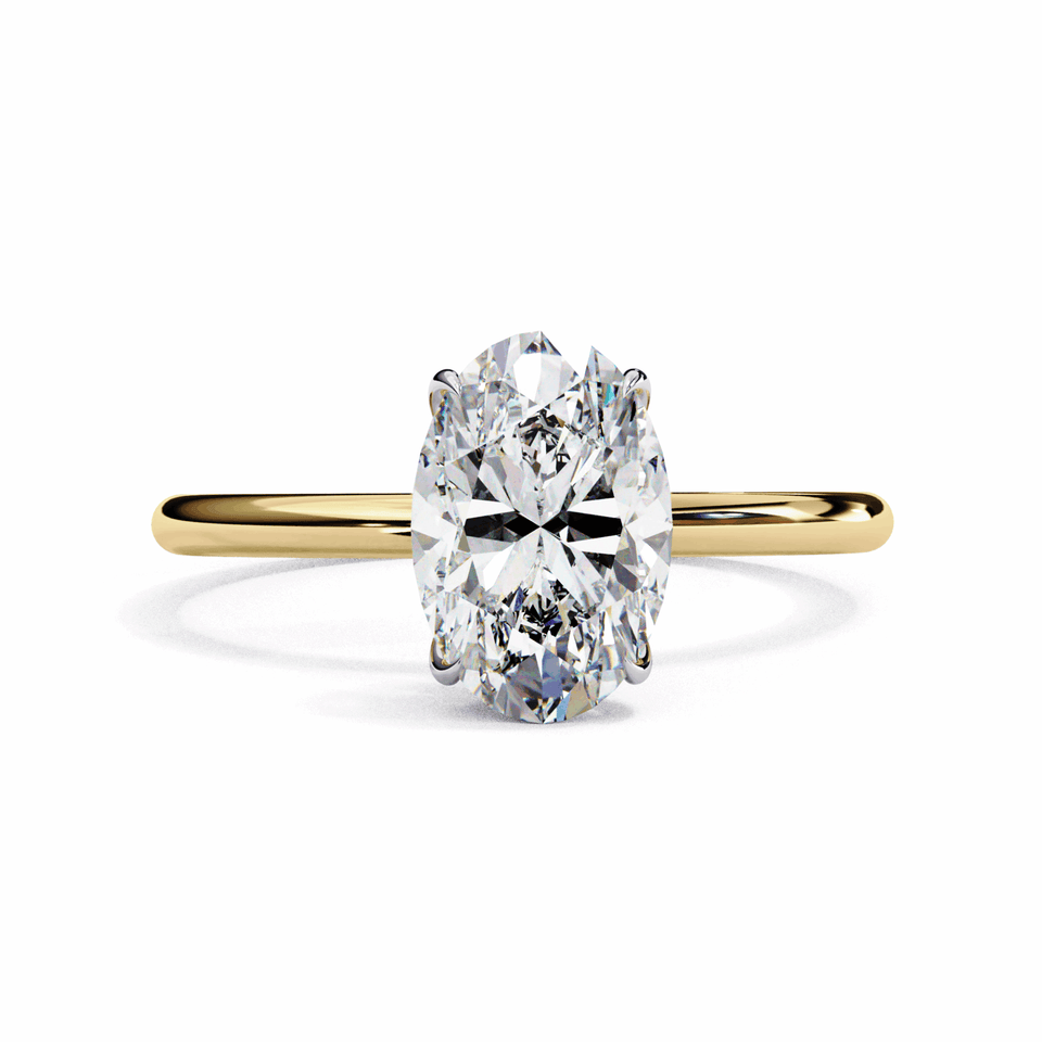 Oval Classic Bond Engagement Ring