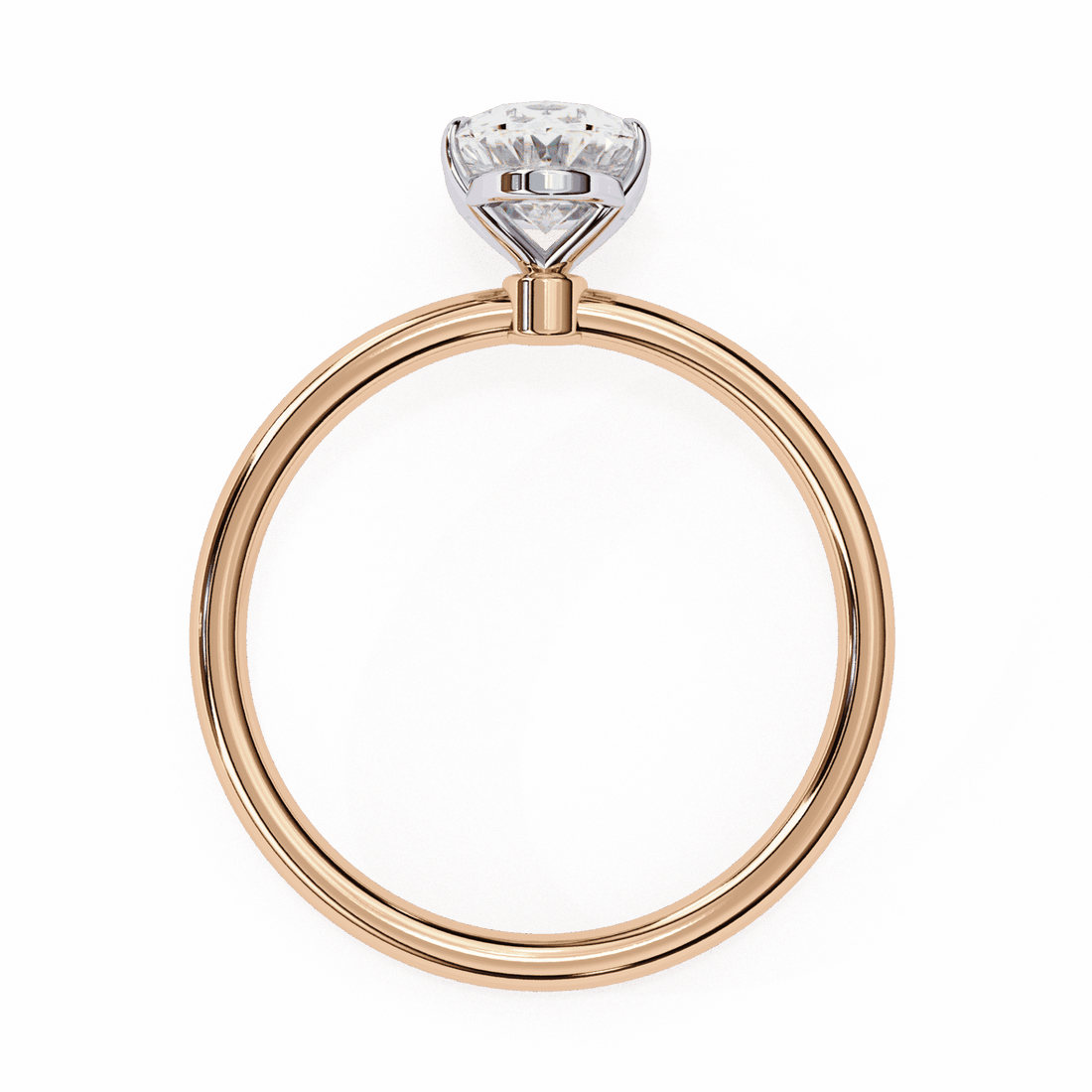 1.25 Carat Oval The Classic Bond Solitaire Ring in Moissanite | House of Estara