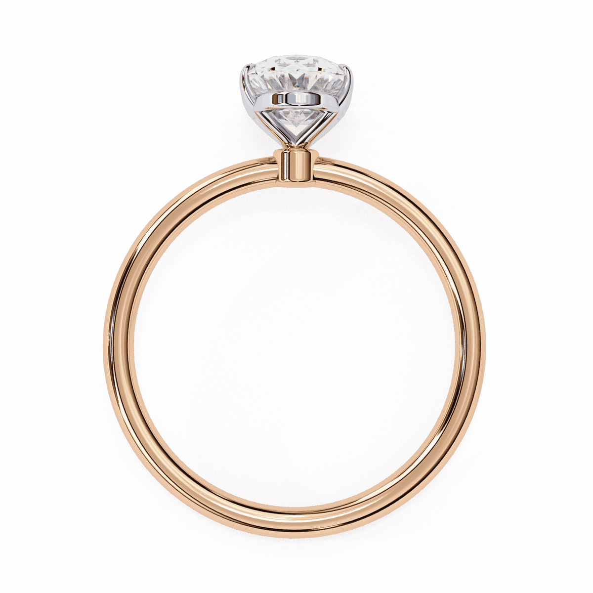 1.25 Carat Oval The Classic Bond Solitaire Ring in Moissanite | House of Estara