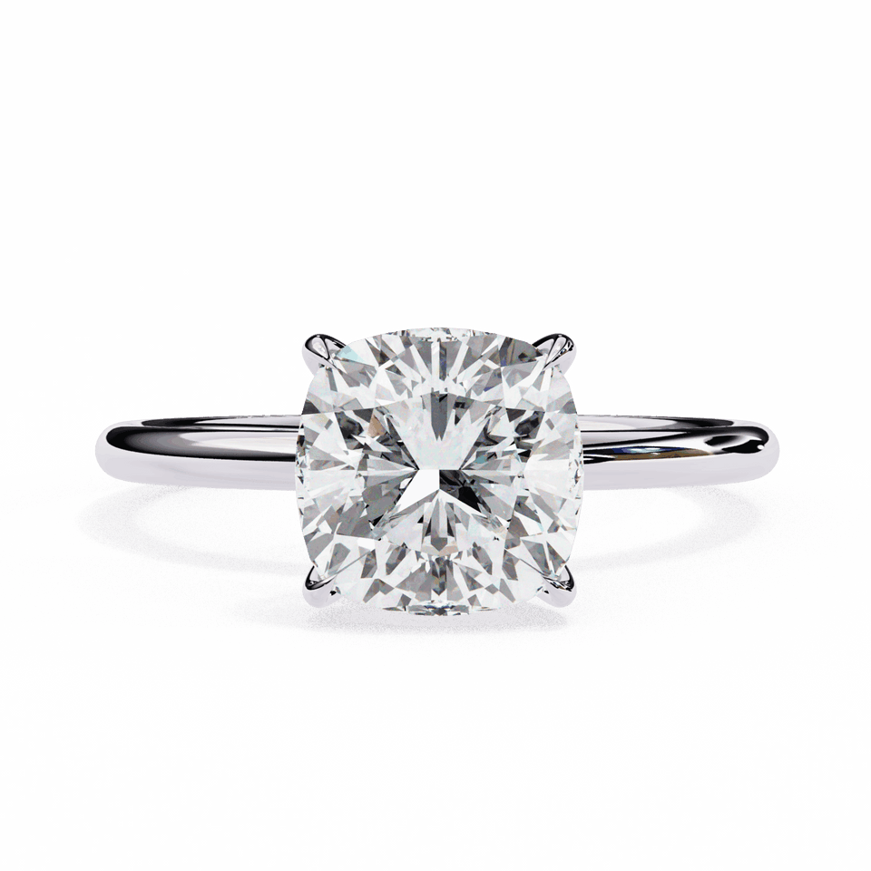 The Classic Bond Cushion Solitaire