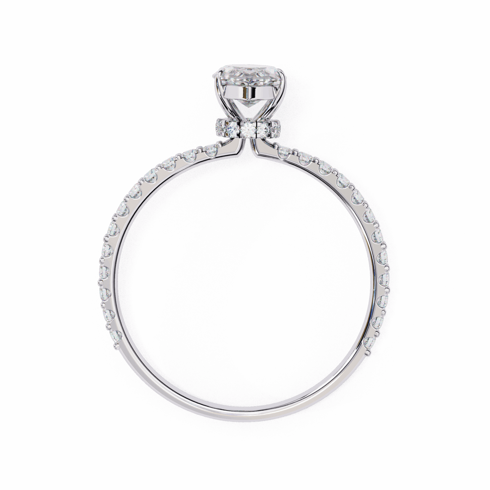 1 Carat Marquise Modern Classic Solitaire Ring in Moissanite | House of Estara