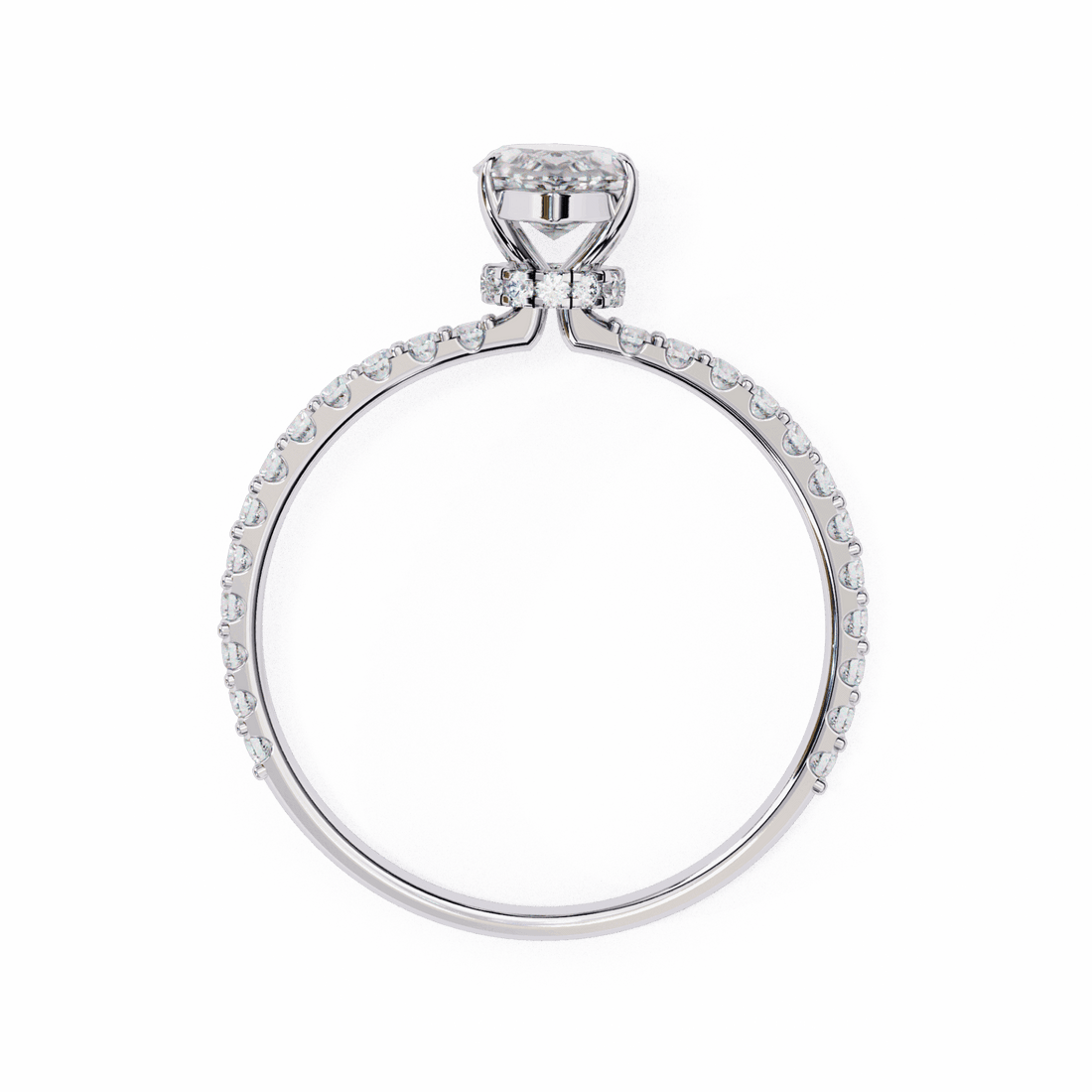 1 Carat Marquise Modern Classic Solitaire Ring in Moissanite | House of Estara