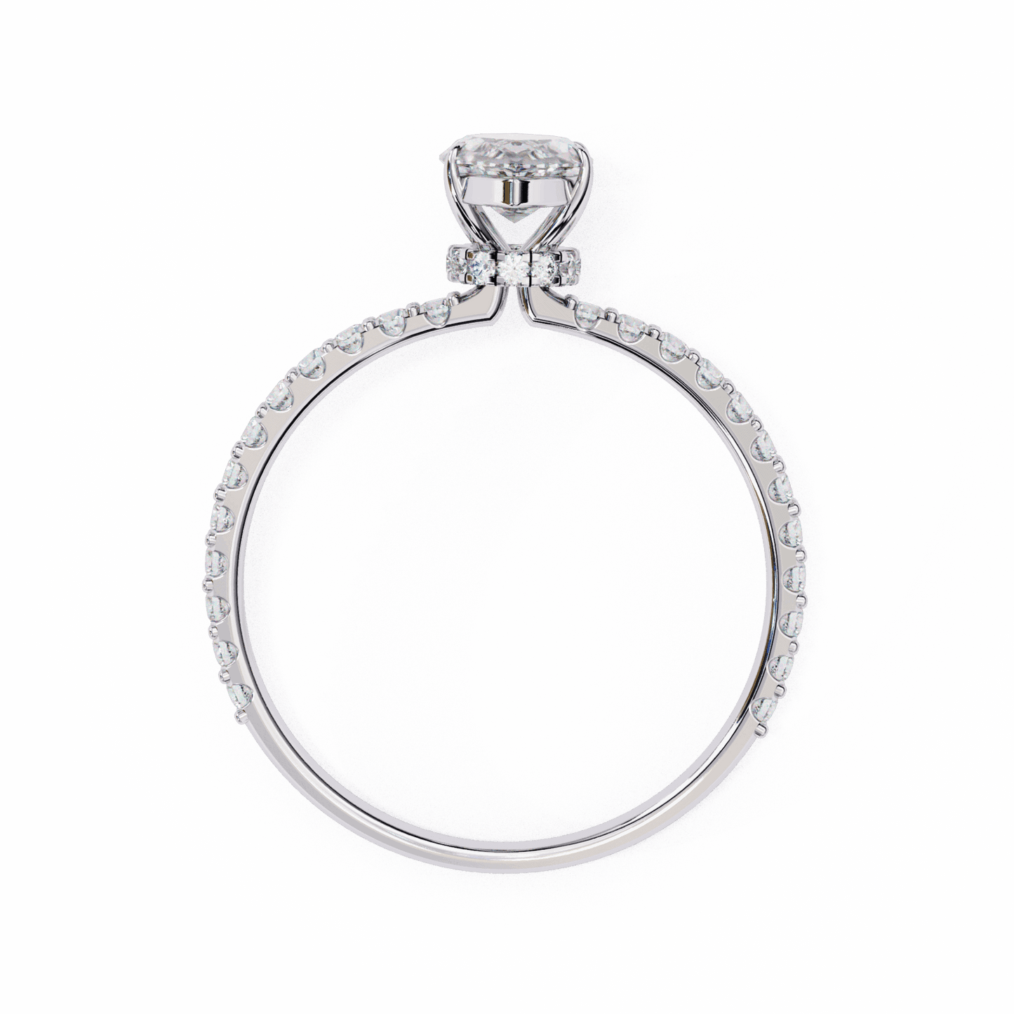 1 Carat Marquise Modern Classic Solitaire Ring in Moissanite | House of Estara