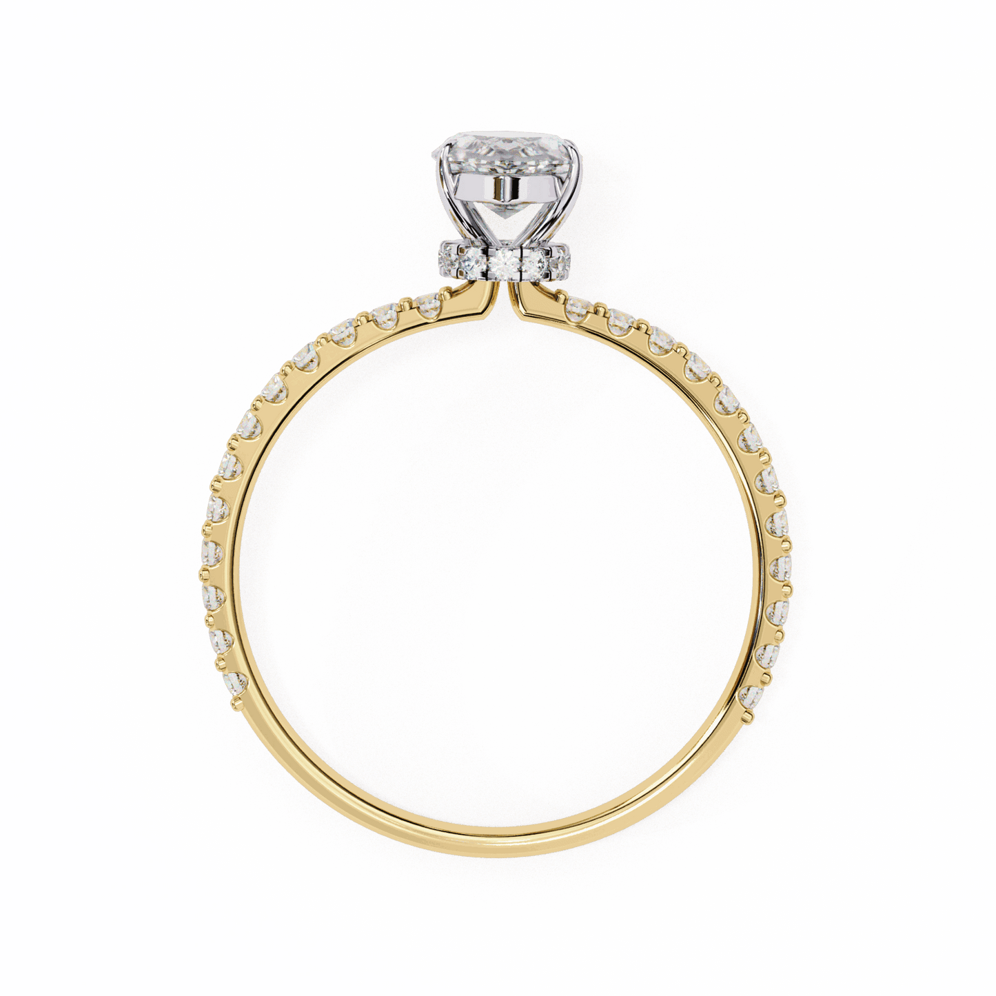1 Carat Marquise Modern Classic Solitaire Ring in Moissanite | House of Estara