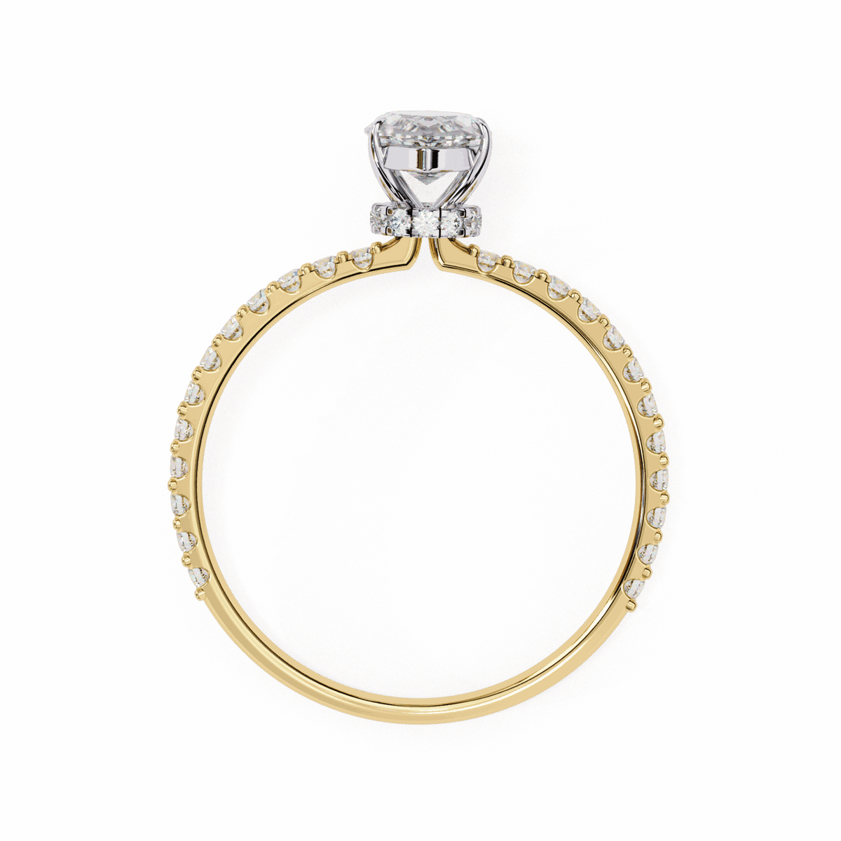 1 Carat Marquise Modern Classic Solitaire Ring in Moissanite | House of Estara