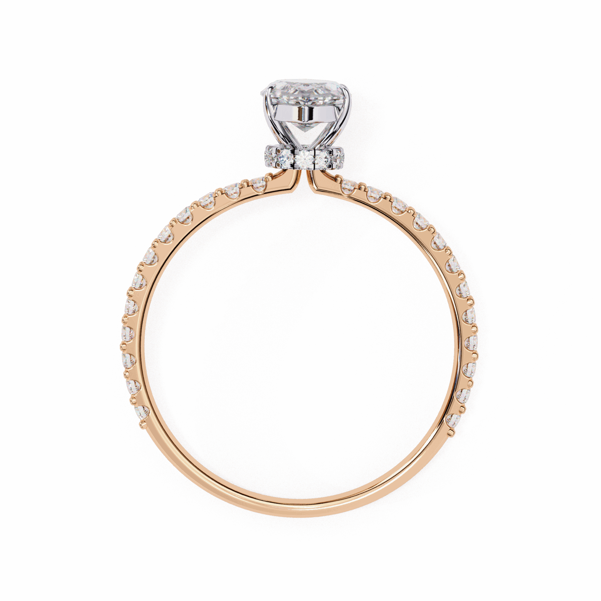 1 Carat Marquise Modern Classic Solitaire Ring in Moissanite | House of Estara