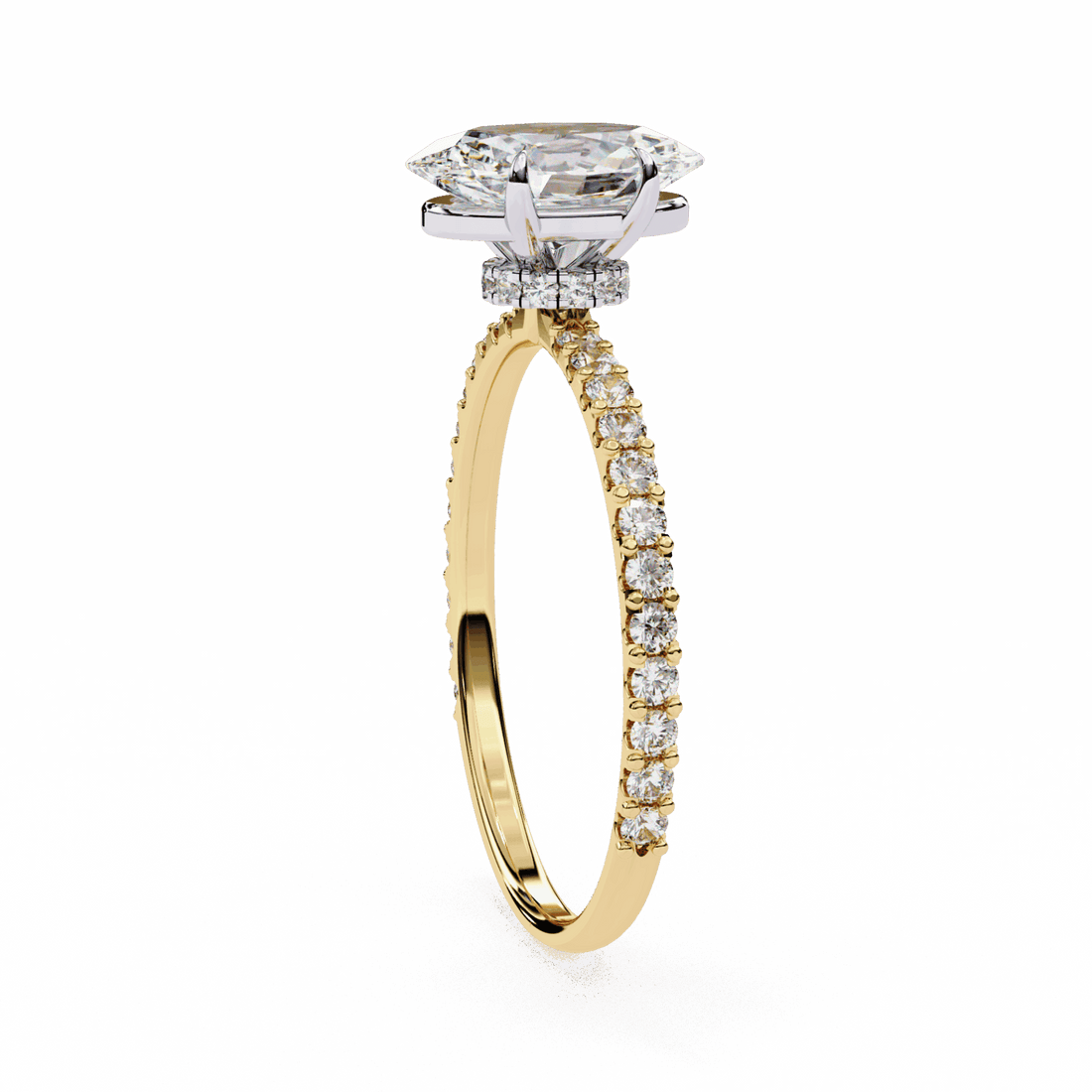 1.5 Carat Oval Modern Classic Solitaire Ring in Moissanite | House of Estara