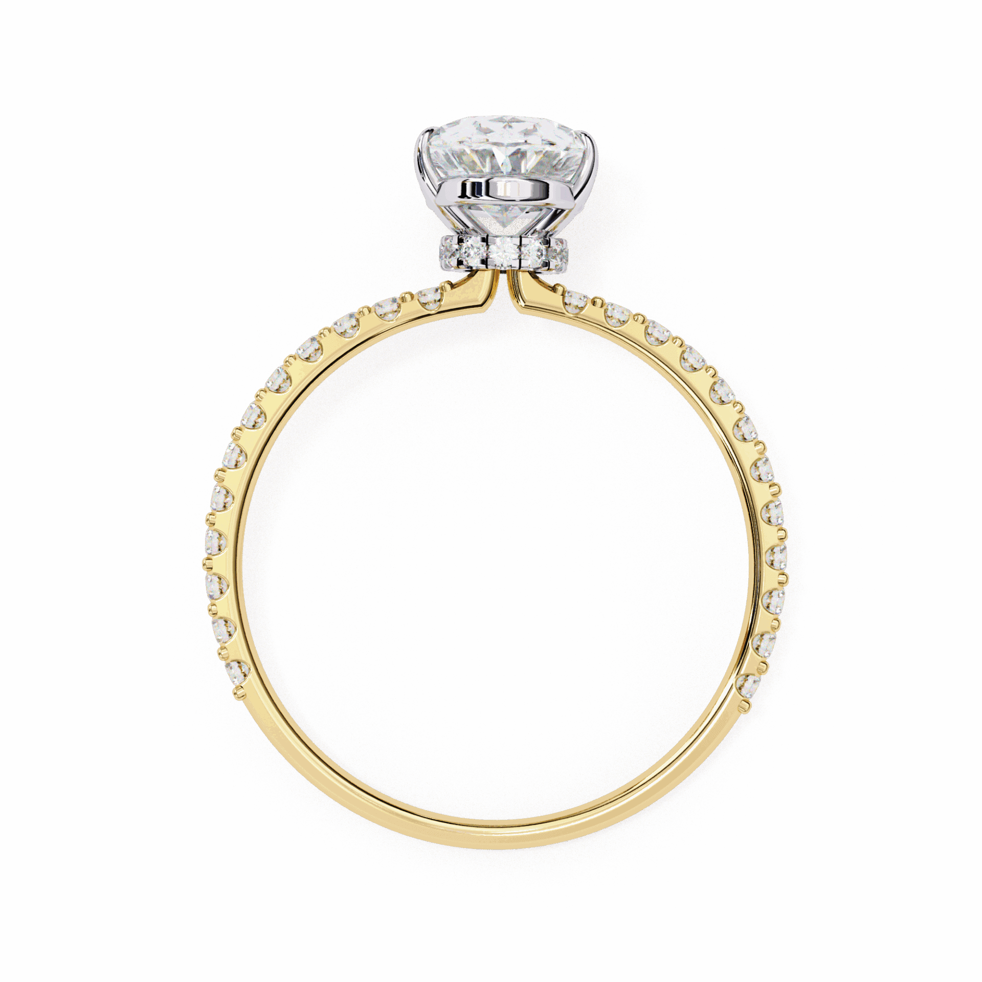 1.5 Carat Oval Modern Classic Solitaire Ring in Moissanite | House of Estara