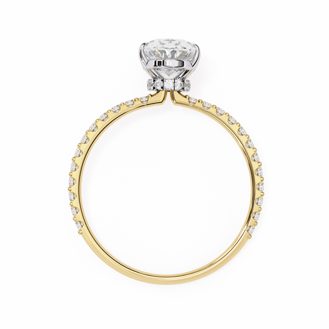1.5 Carat Oval Modern Classic Solitaire Ring in Moissanite | House of Estara