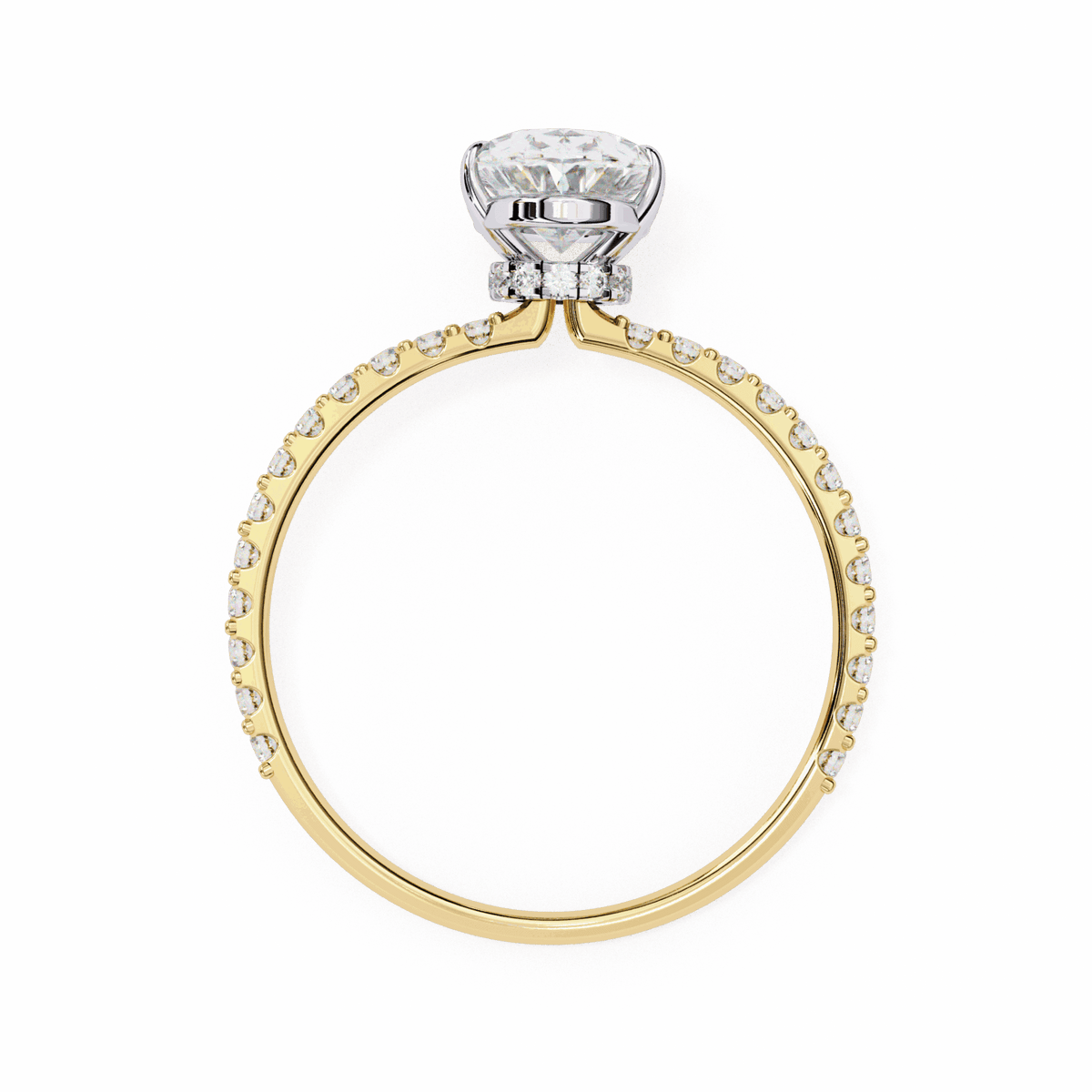 1.5 Carat Oval Modern Classic Solitaire Ring in Moissanite | House of Estara