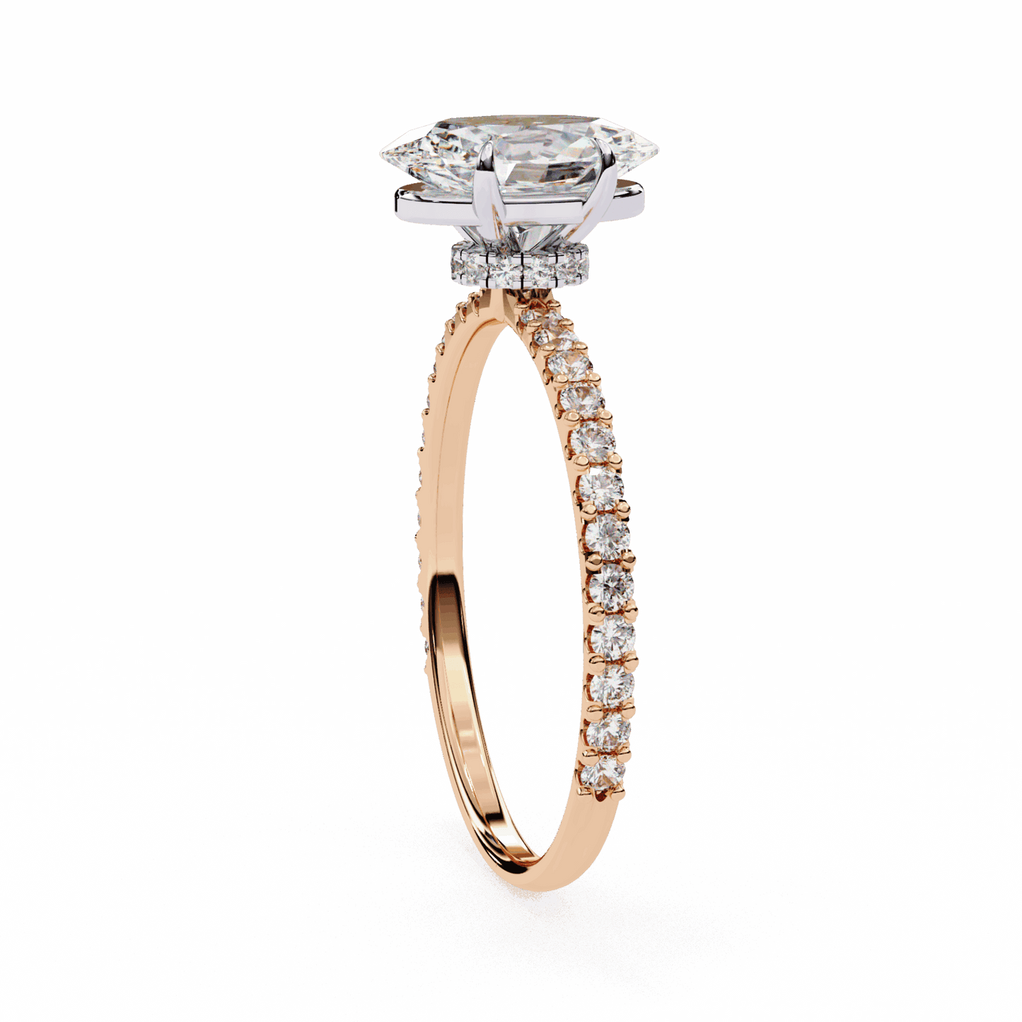 1.5 Carat Oval Modern Classic Solitaire Ring in Moissanite | House of Estara