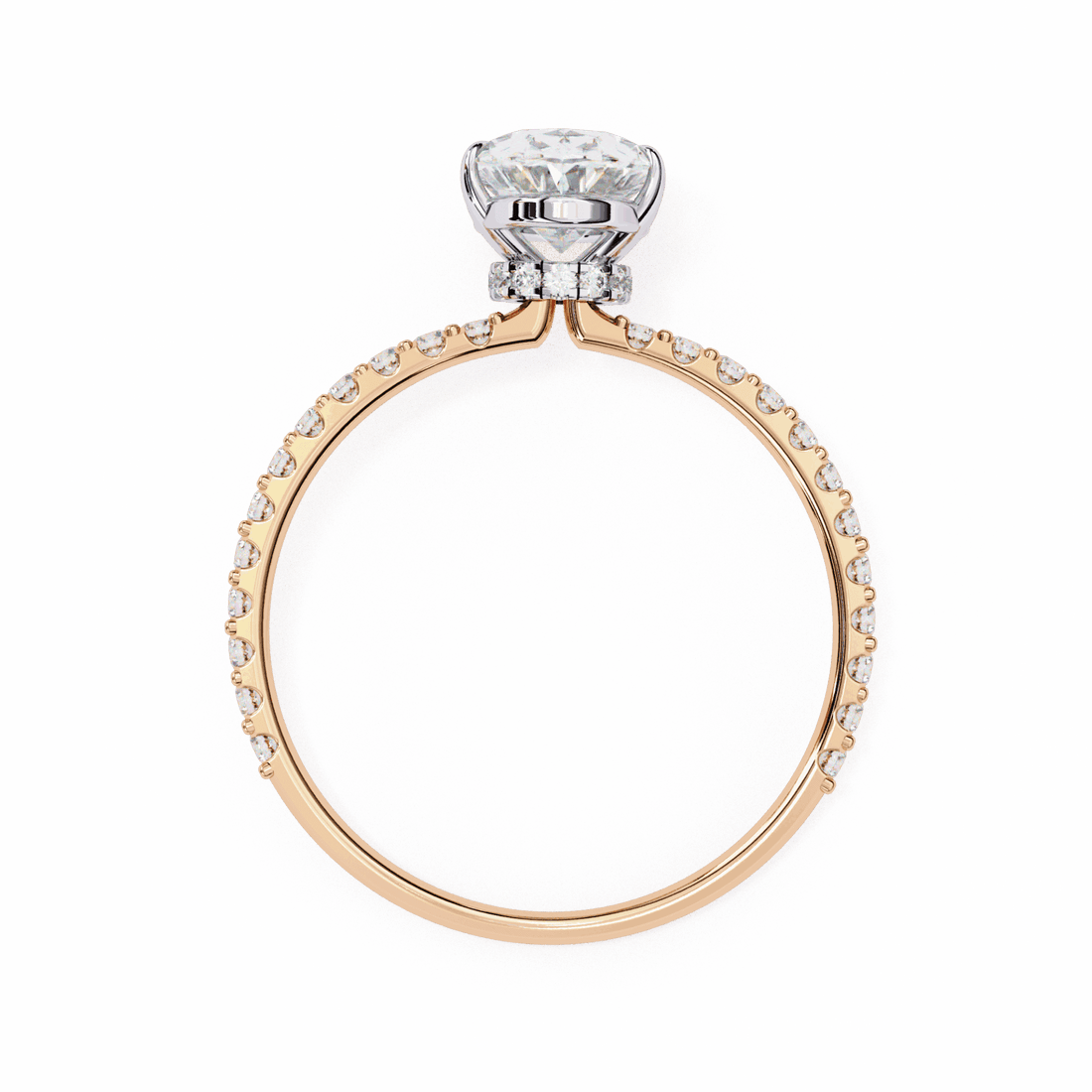 1.5 Carat Oval Modern Classic Solitaire Ring in Moissanite | House of Estara