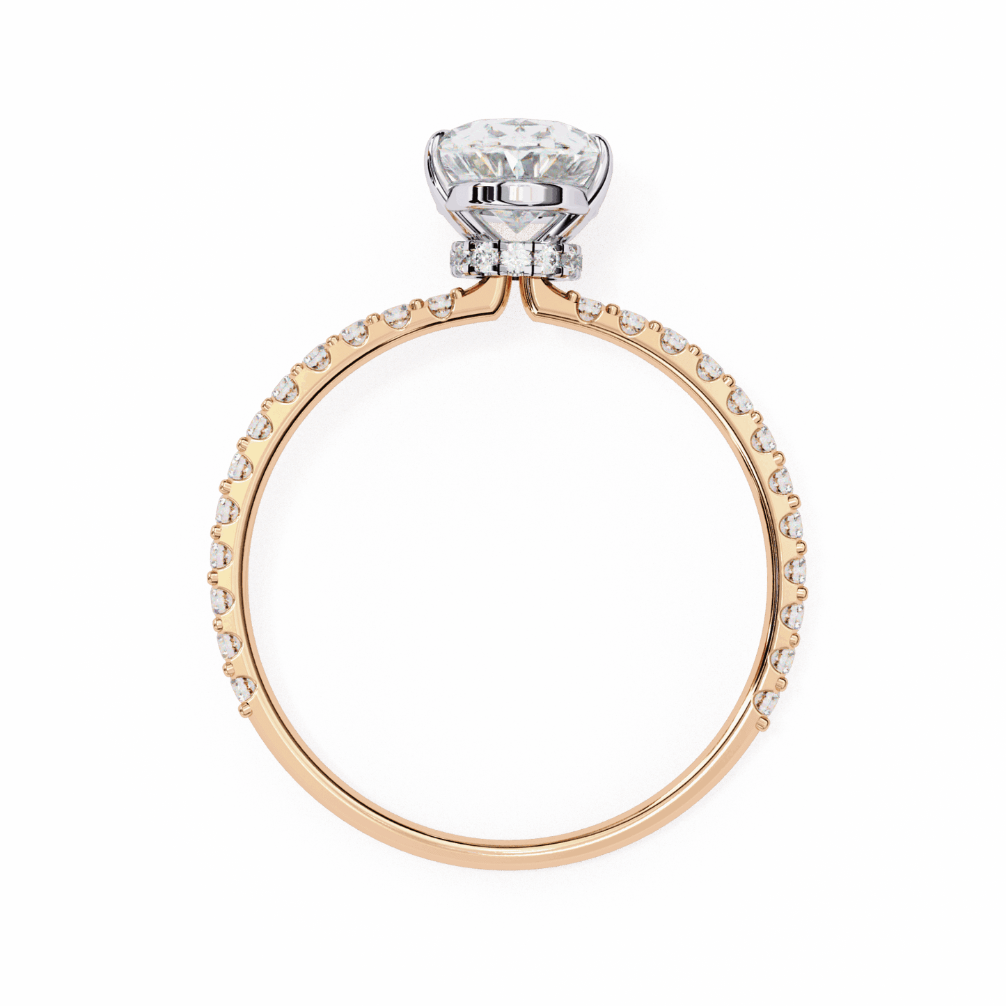 1.5 Carat Oval Modern Classic Solitaire Ring in Moissanite | House of Estara