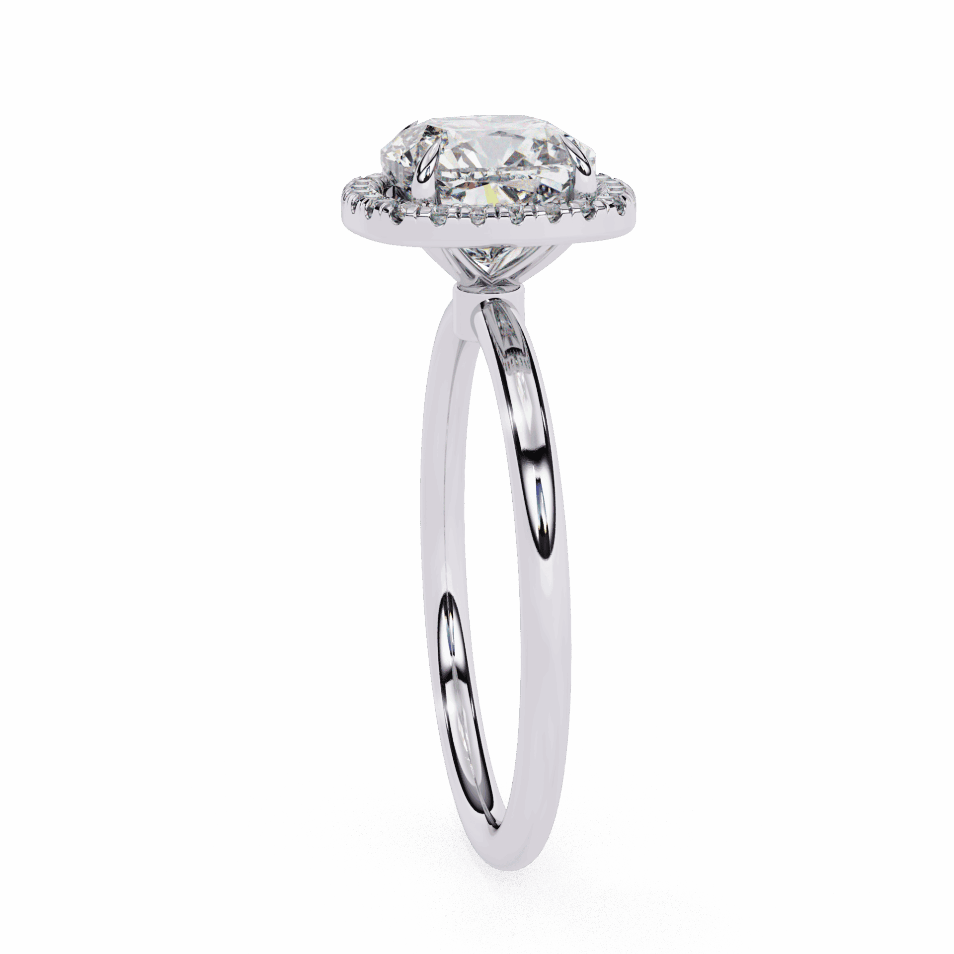 2 Carat Cushion Legacy Solitaire Ring in Moissanite | House of Estara