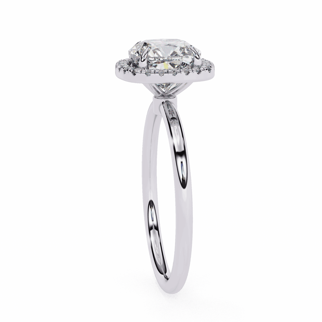 2 Carat Cushion Legacy Solitaire Ring in Moissanite | House of Estara