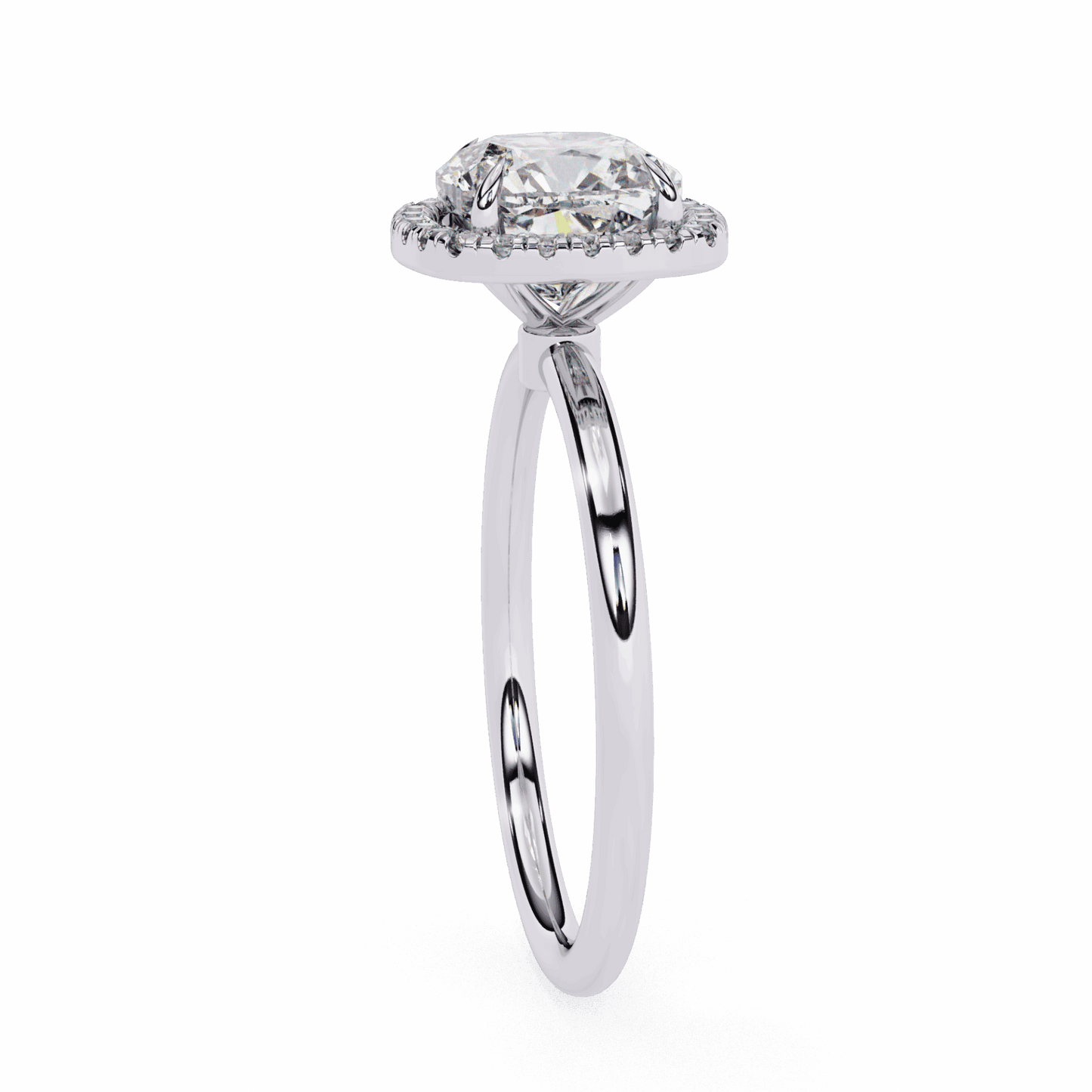 2 Carat Cushion Legacy Solitaire Ring in Moissanite | House of Estara