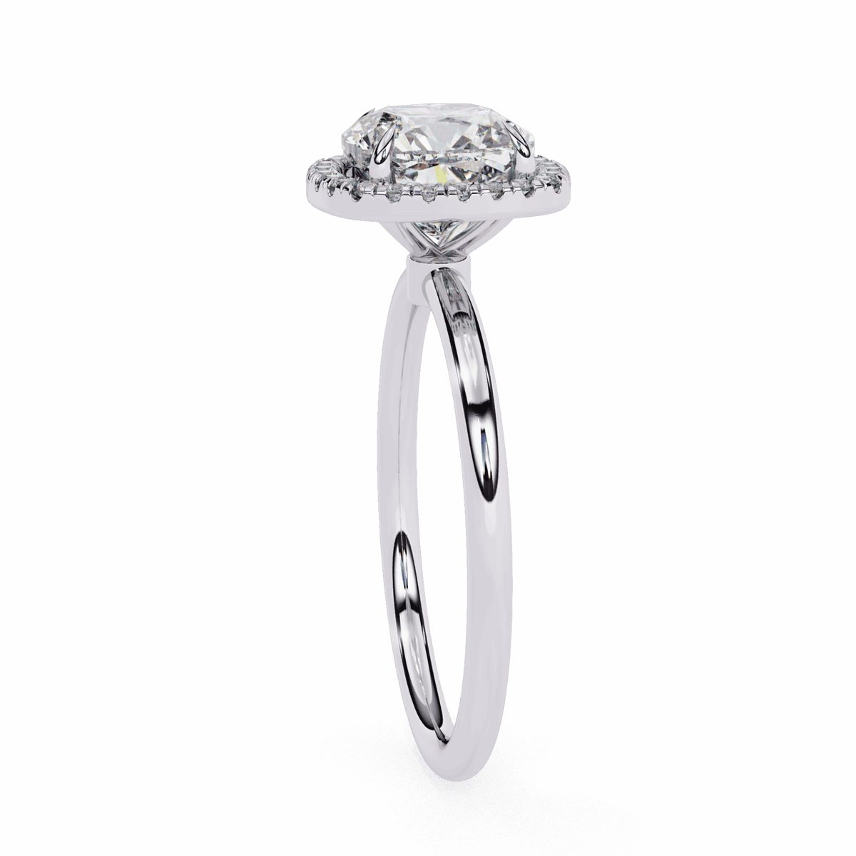 2 Carat Cushion Legacy Solitaire Ring in Moissanite | House of Estara