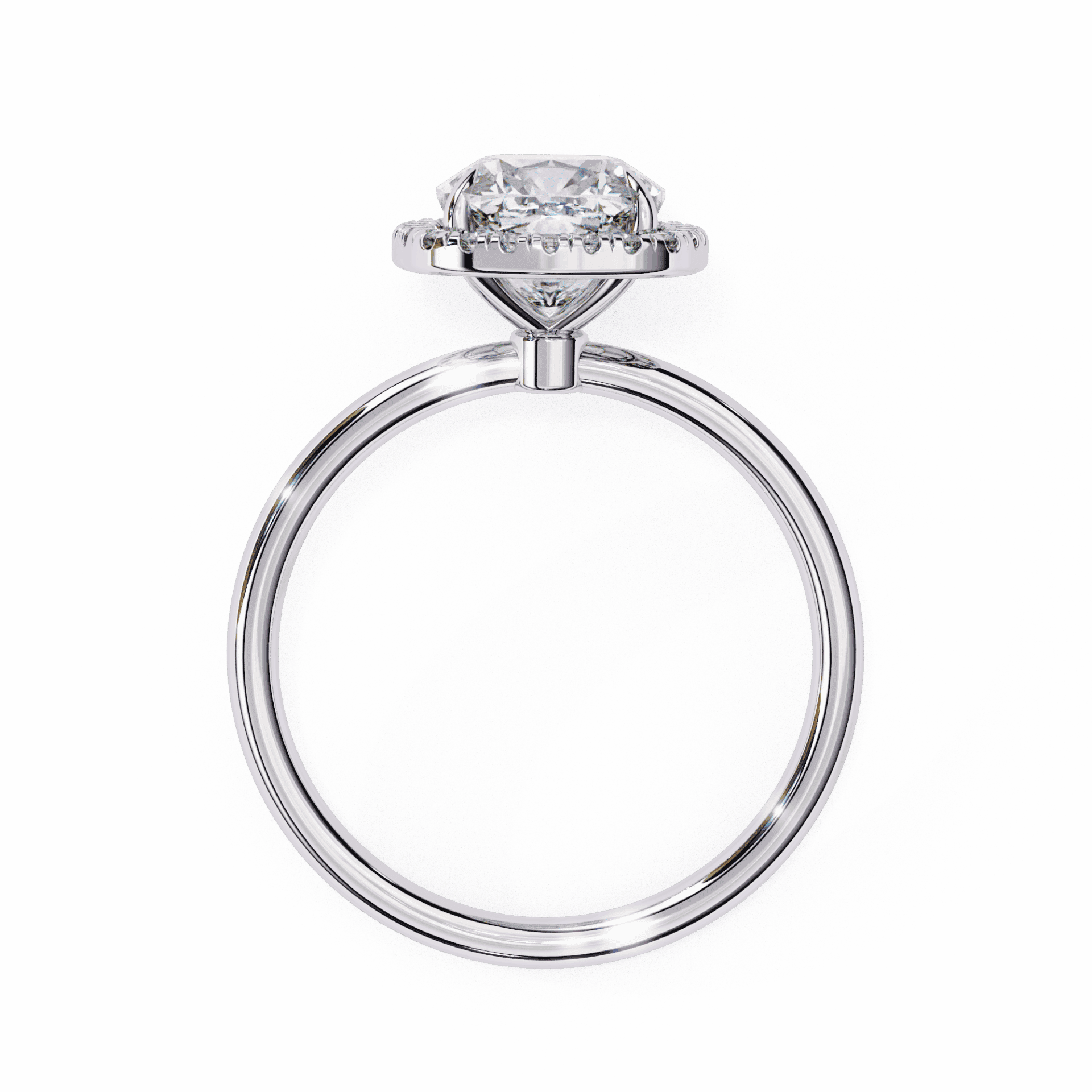 2 Carat Cushion Legacy Solitaire Ring in Moissanite | House of Estara
