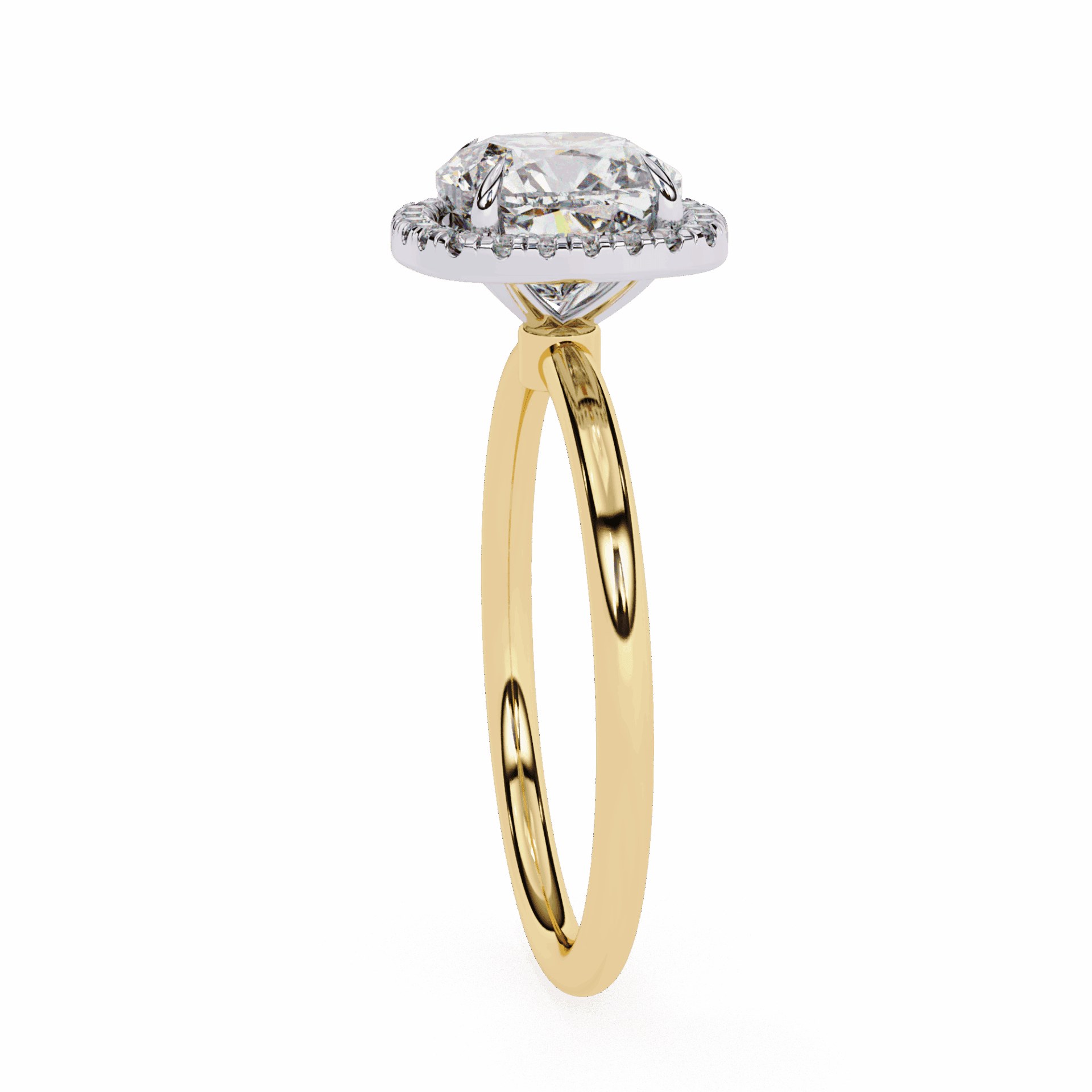 2 Carat Cushion Legacy Solitaire Ring in Moissanite | House of Estara
