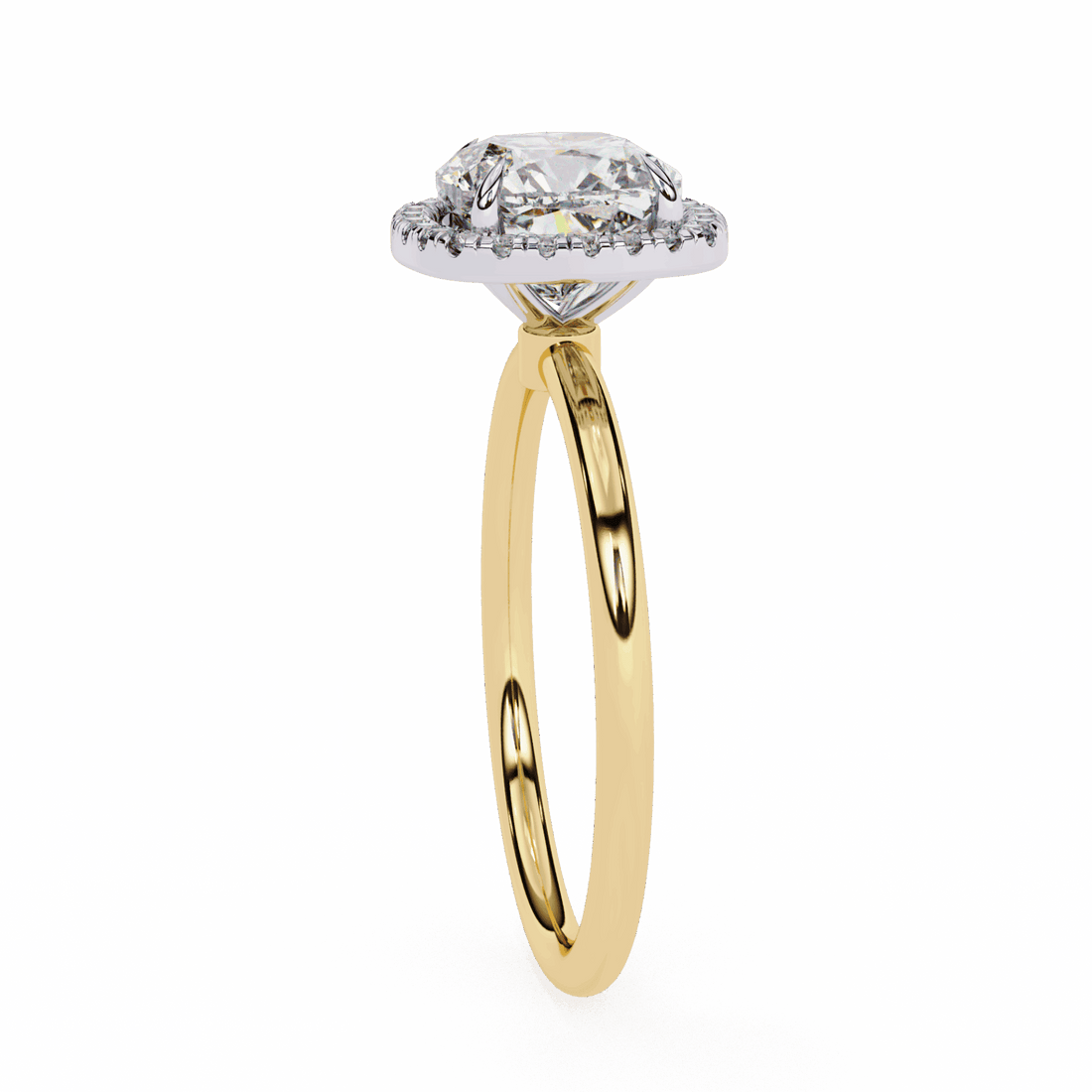 2 Carat Cushion Legacy Solitaire Ring in Moissanite | House of Estara