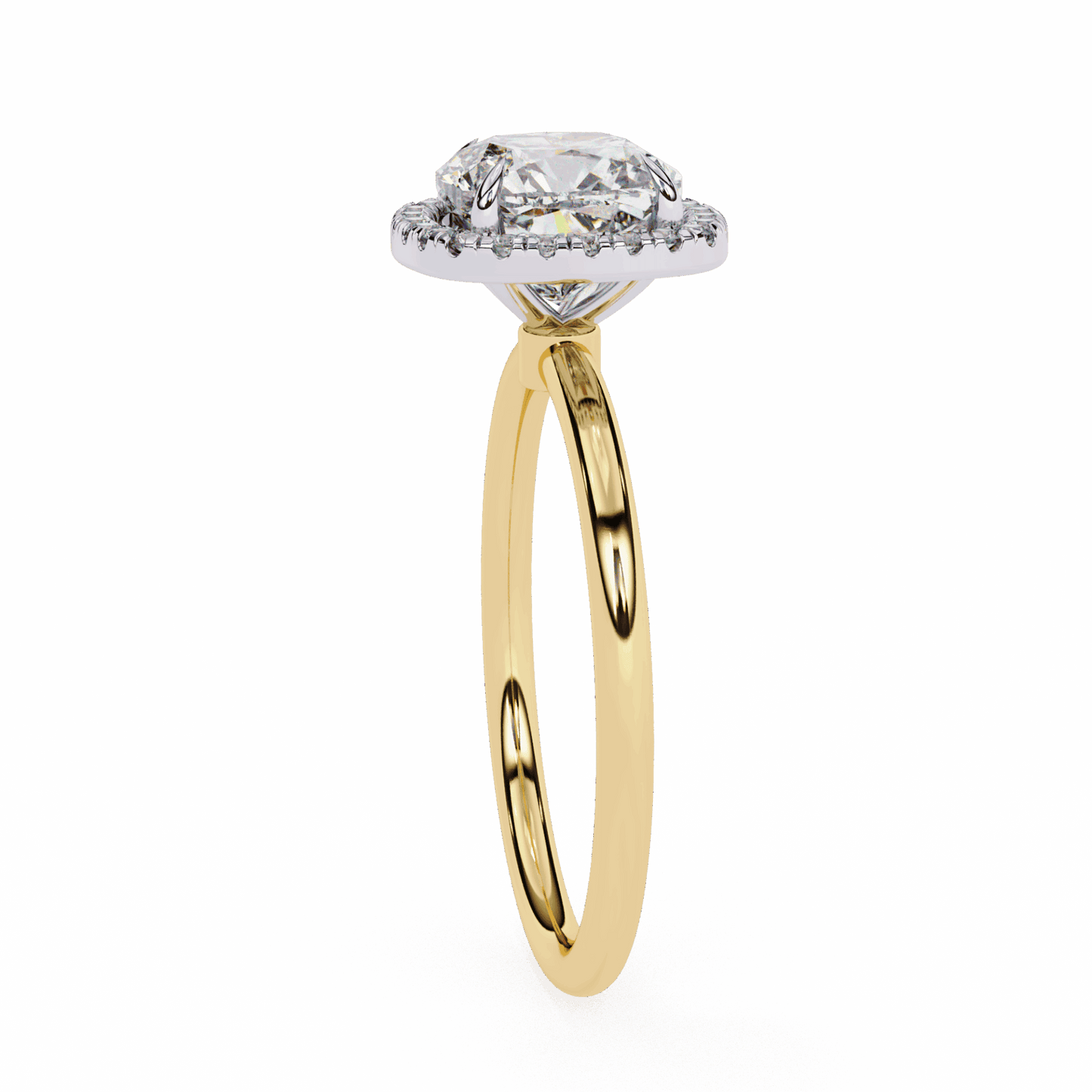 2 Carat Cushion Legacy Solitaire Ring in Moissanite | House of Estara