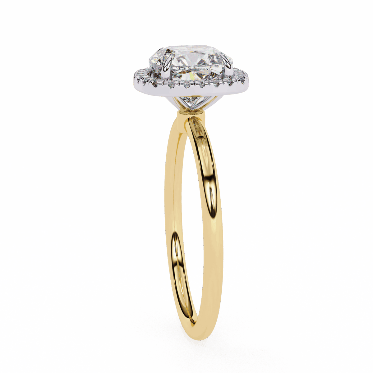 2 Carat Cushion Legacy Solitaire Ring in Moissanite | House of Estara