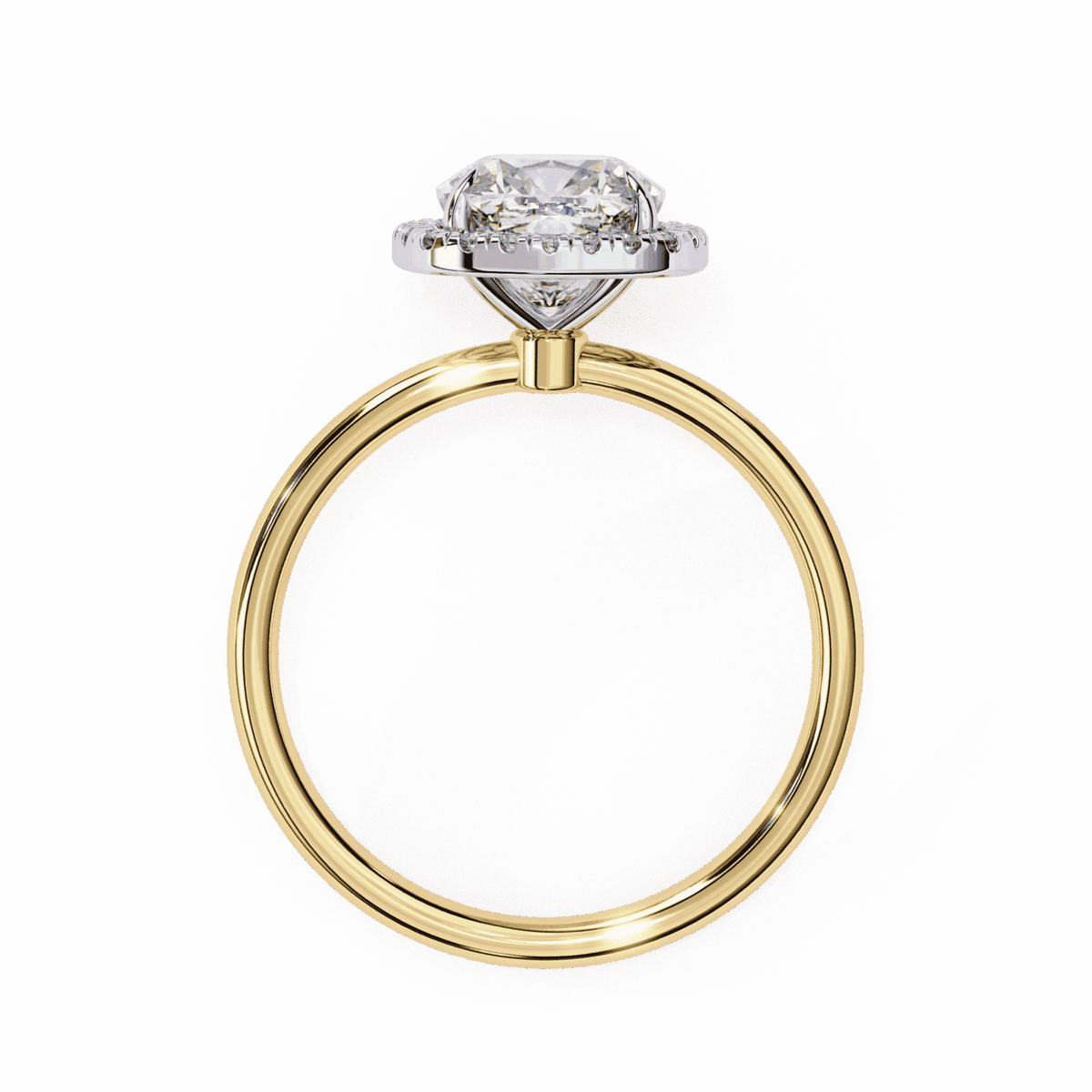 2 Carat Cushion Legacy Solitaire Ring in Moissanite | House of Estara