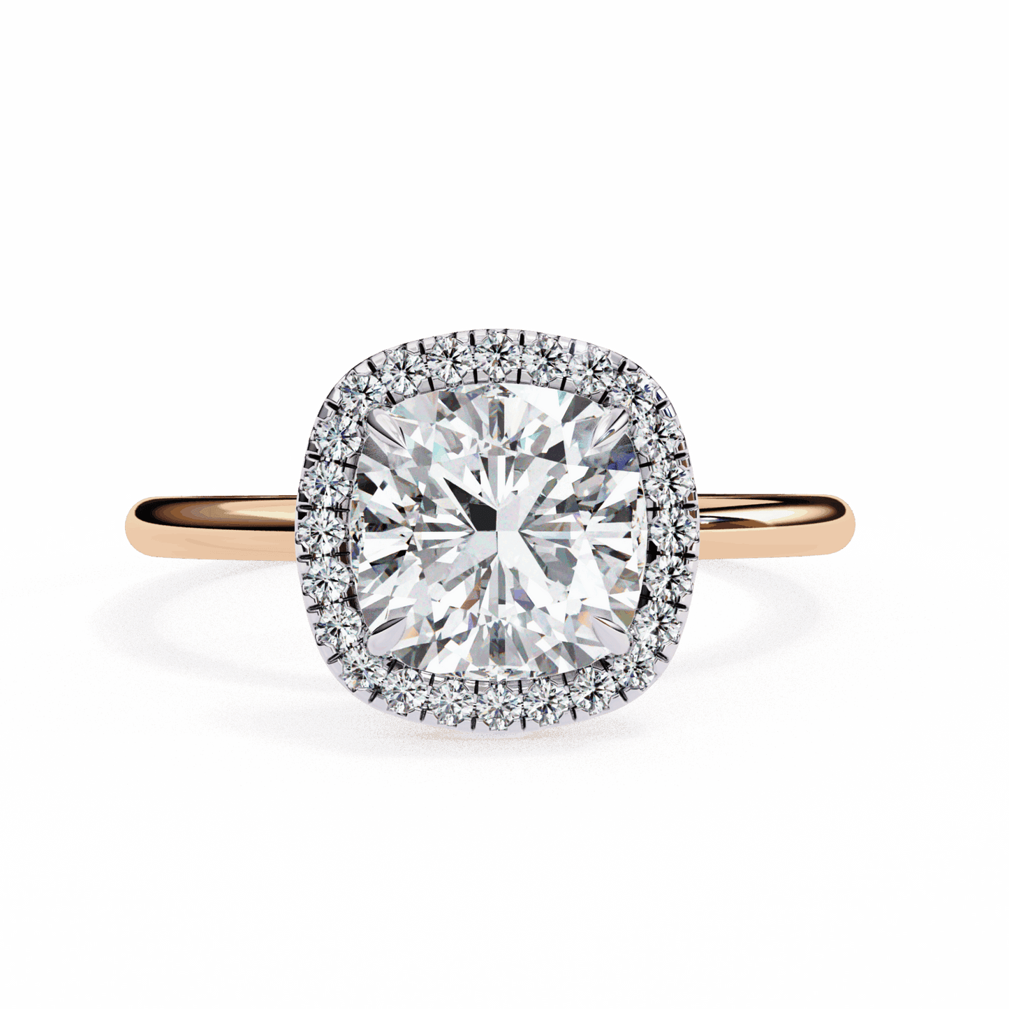 2 Carat Cushion Legacy Solitaire Ring in Moissanite | House of Estara