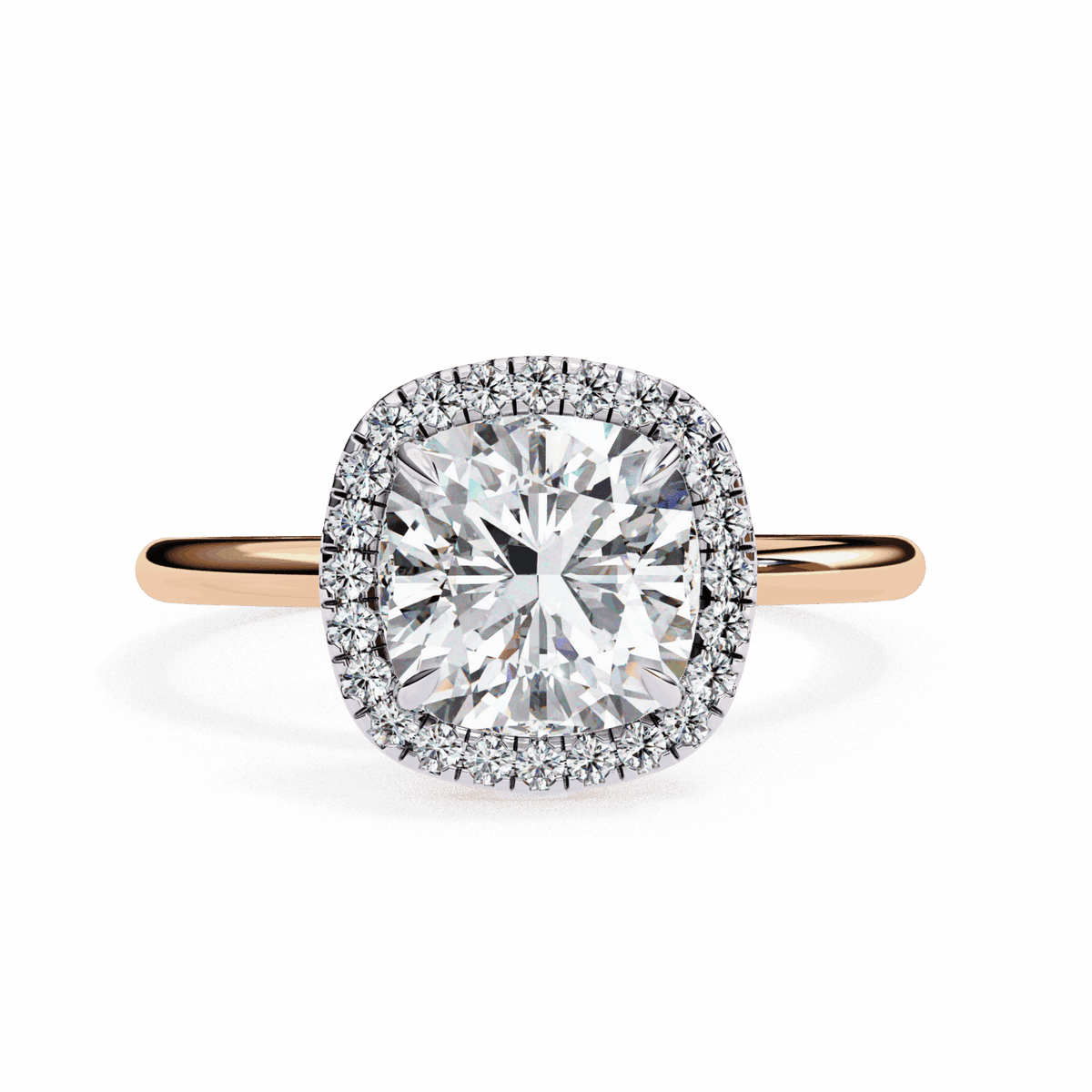 2 Carat Cushion Legacy Solitaire Ring in Moissanite | House of Estara
