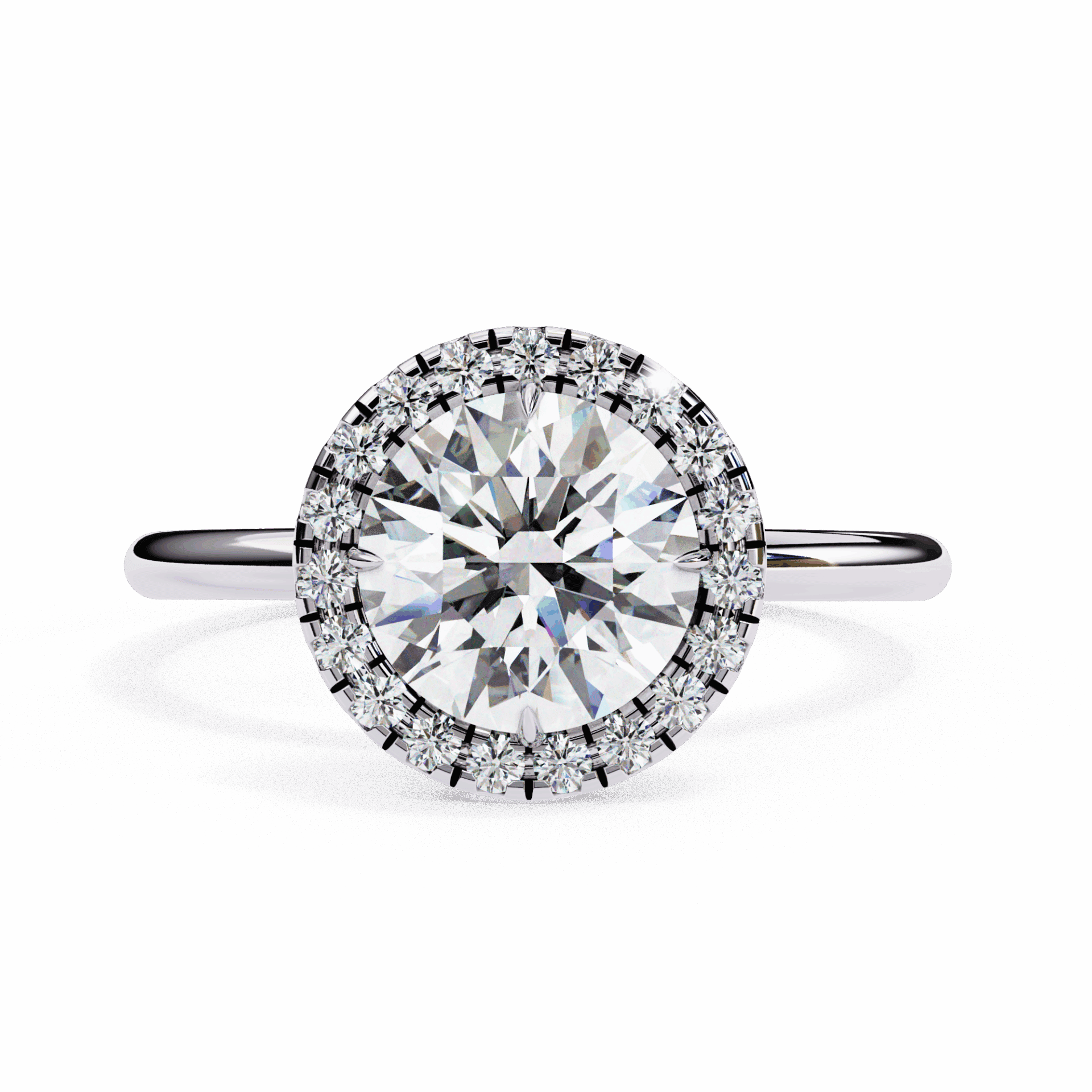 1.75 Carat Round Legacy Solitaire Ring in Moissanite | House of Estara