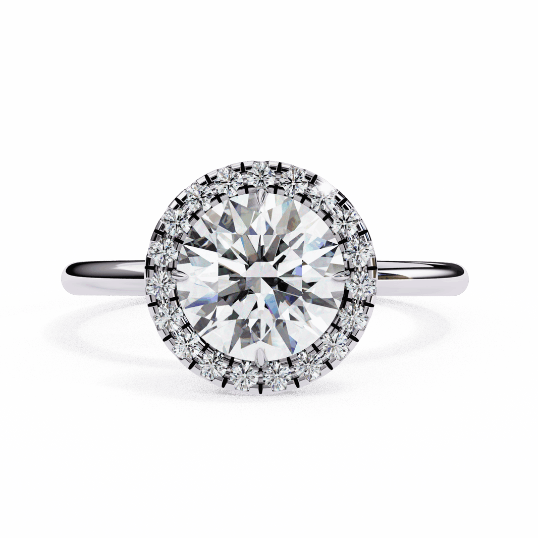 1.75 Carat Round Legacy Solitaire Ring in Moissanite | House of Estara