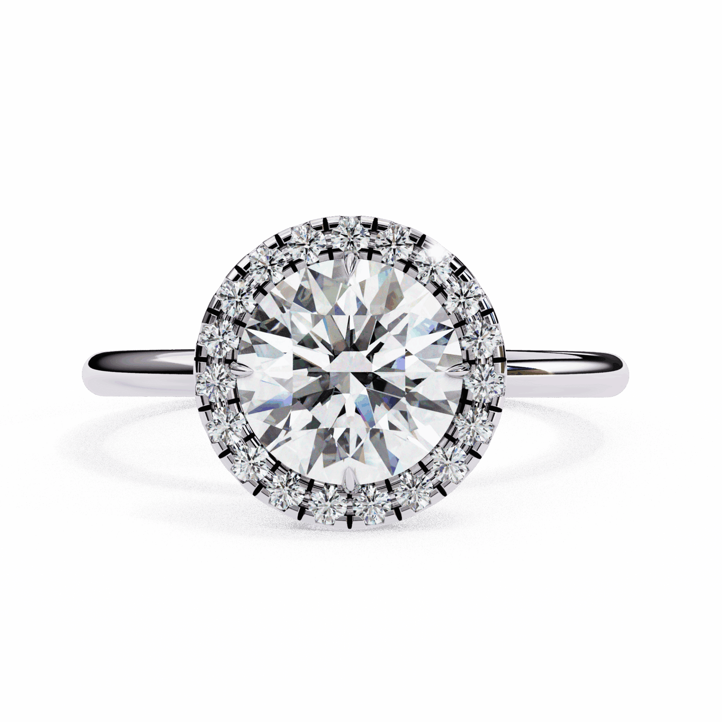 1.75 Carat Round Legacy Solitaire Ring in Moissanite | House of Estara